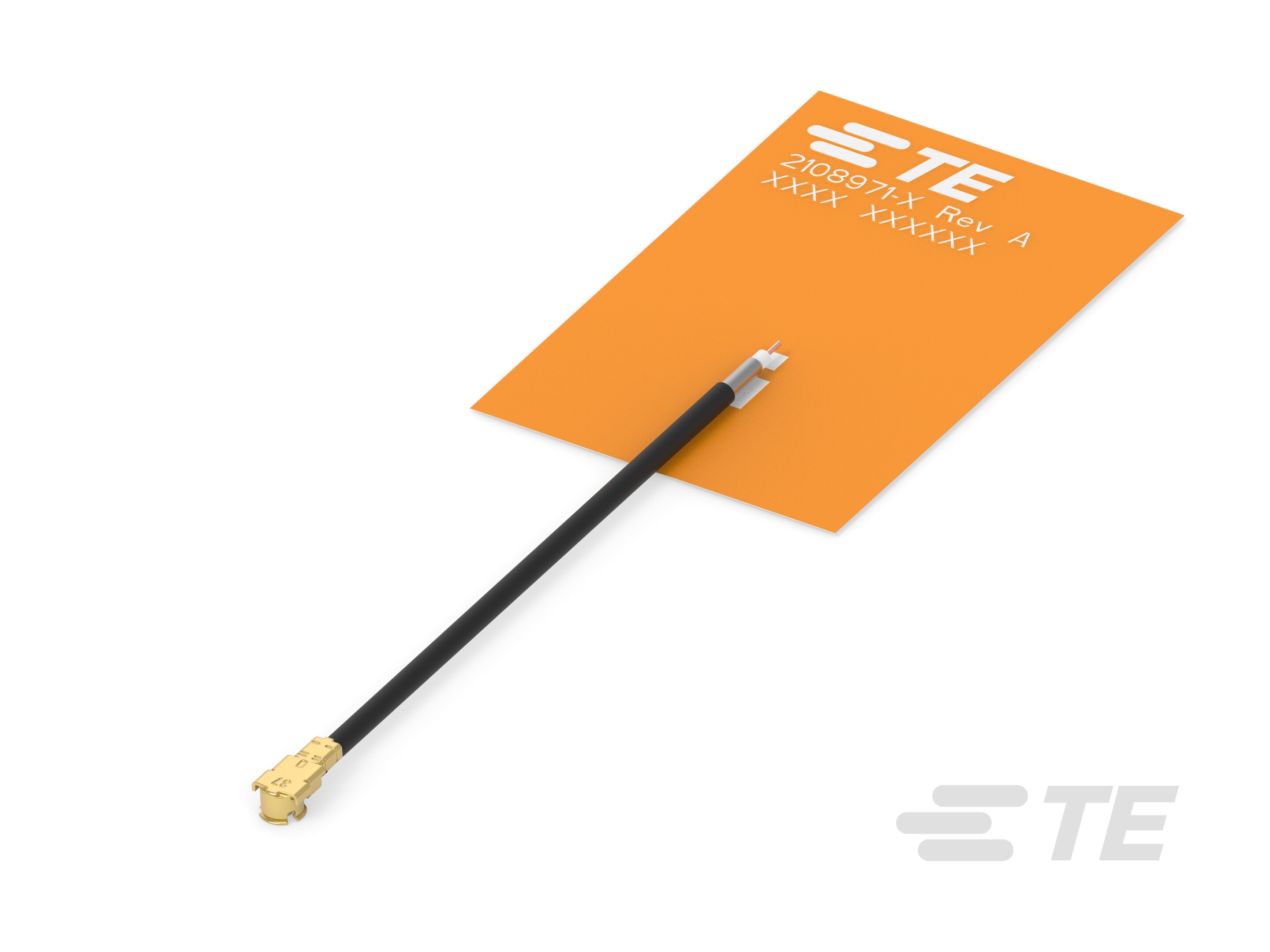 FPC ANT, MHF, 100mm, UWB 3~8.5 GHz-2108971-2