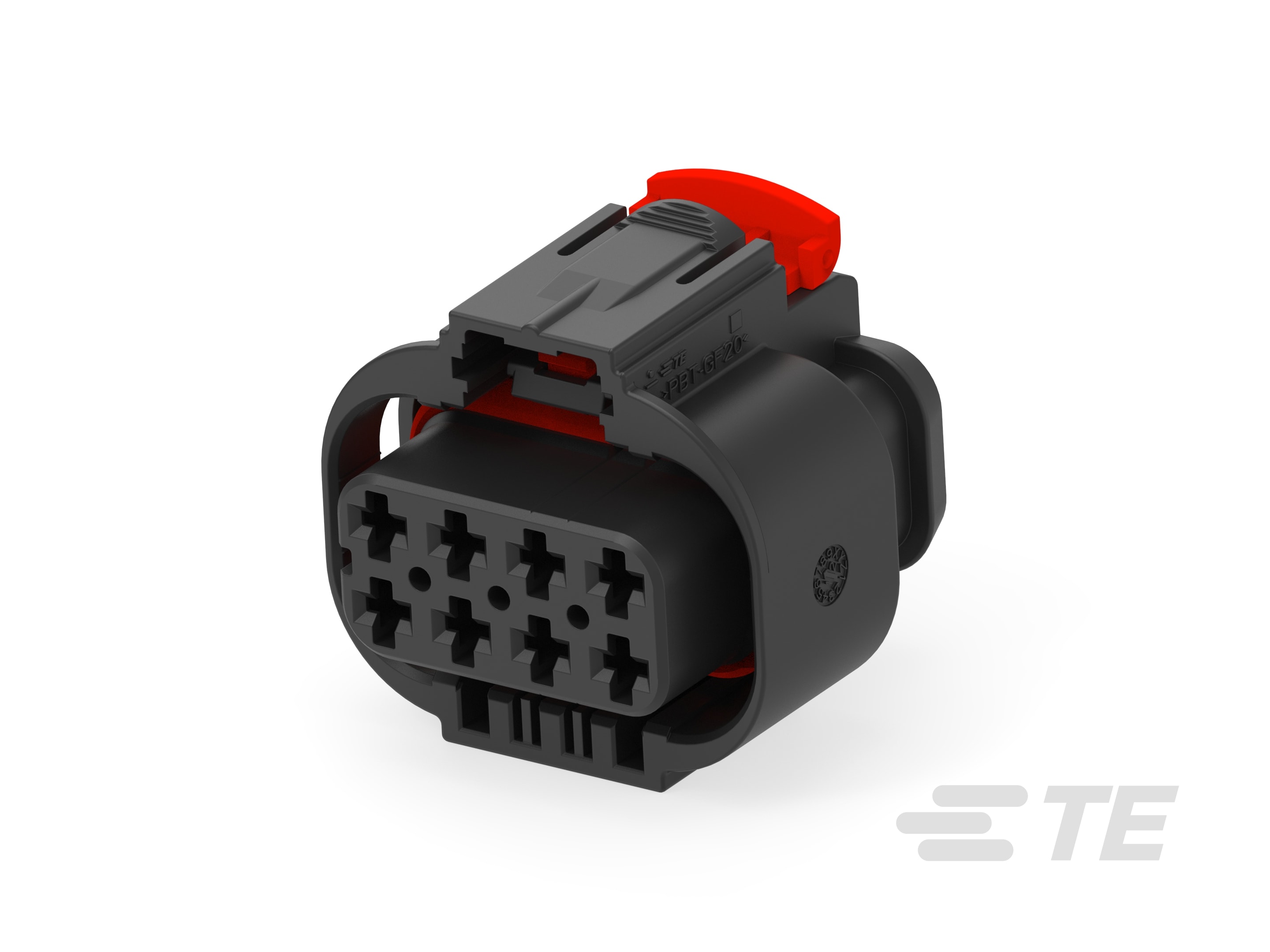 MCP 2.8 8P PLUG ASSY BLK/A-2109441-2