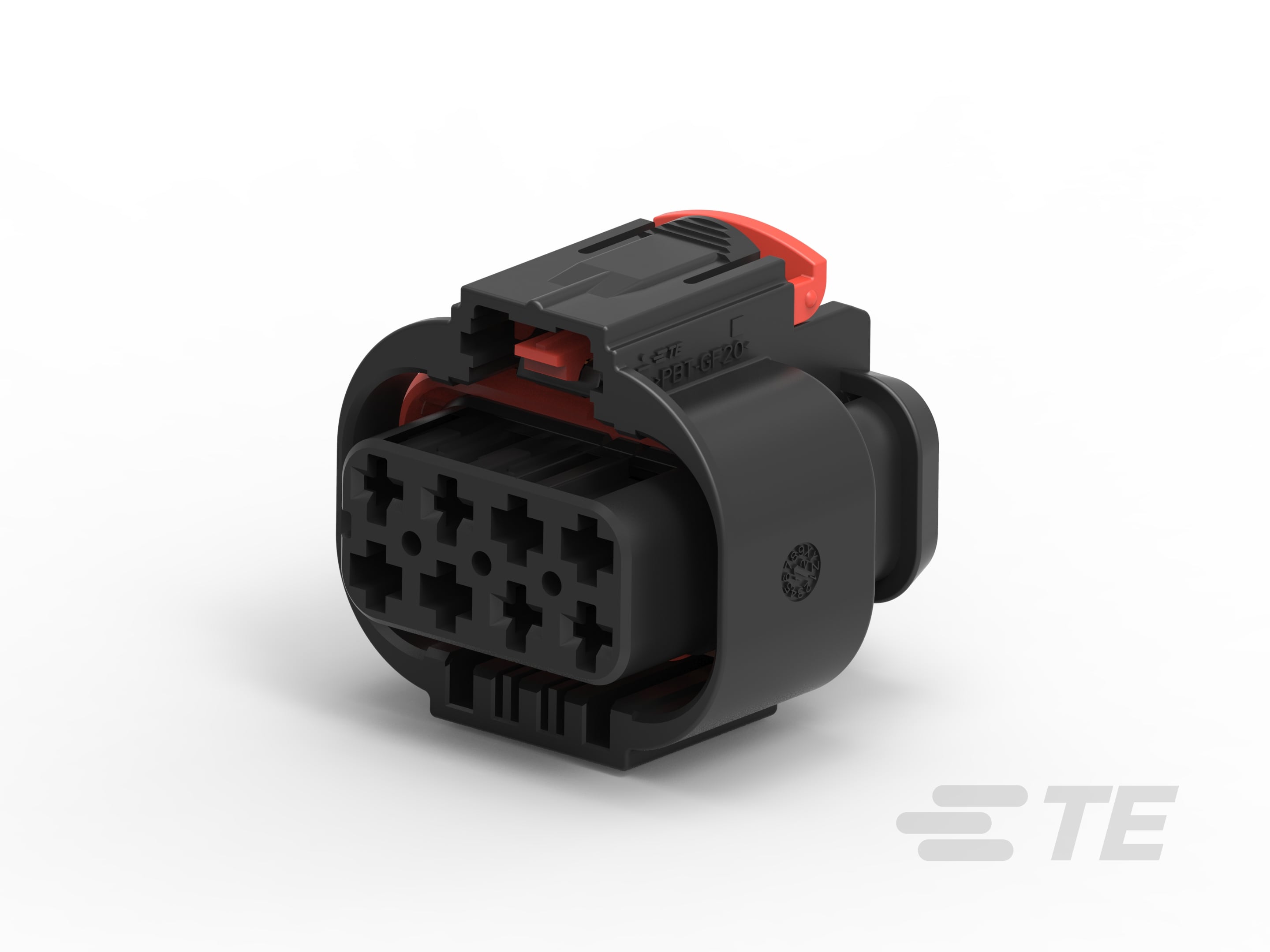 MCP 2.8 8/4P PLUG ASSY BLK/A-2109441-4