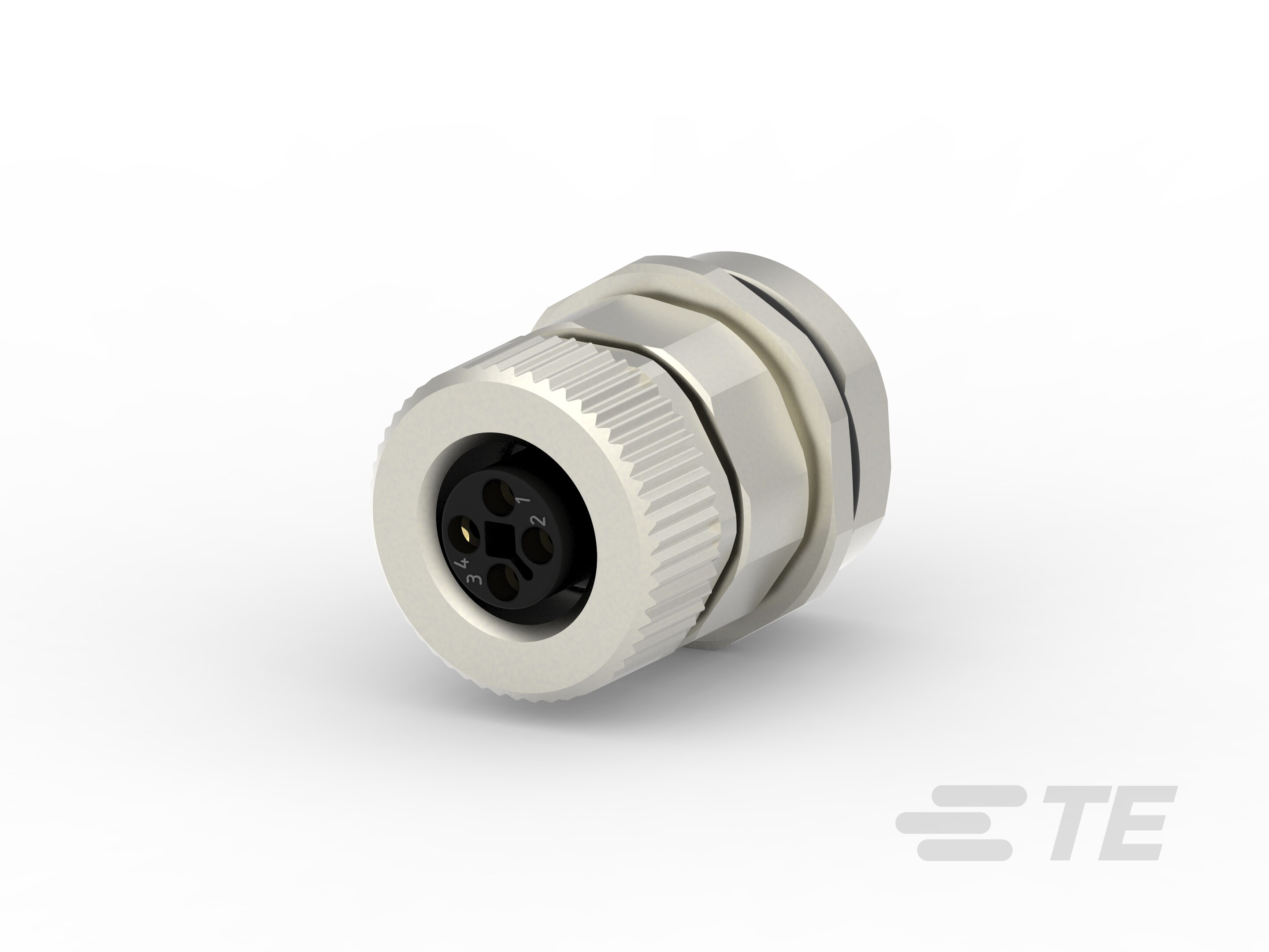 M12 DC POWER SOCKET CONNECTOR, T-CODED-2120946-1