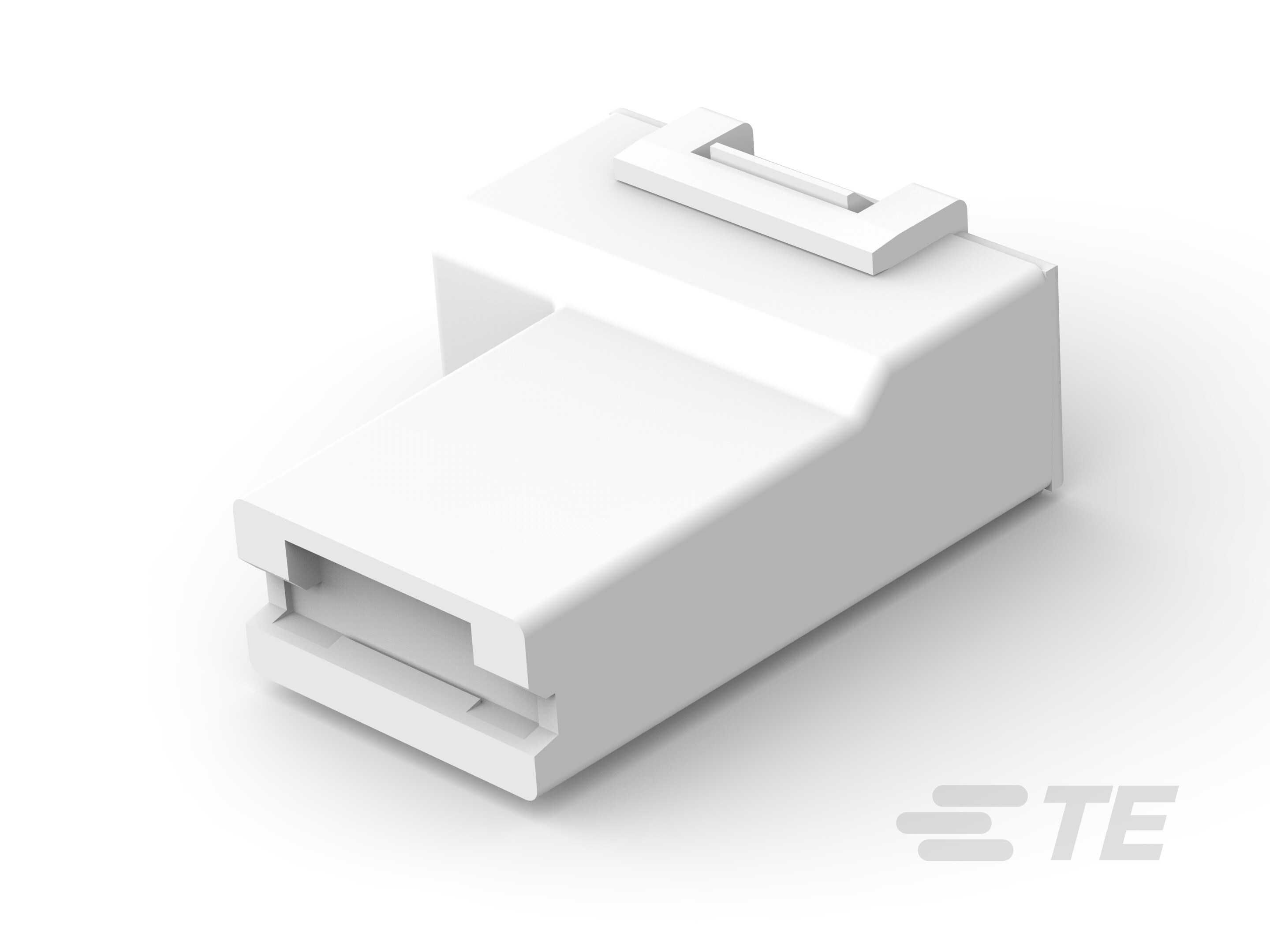 250 FASTON HSG.,FLAG,REC.,1 POS,NATRUAL-2133857-1