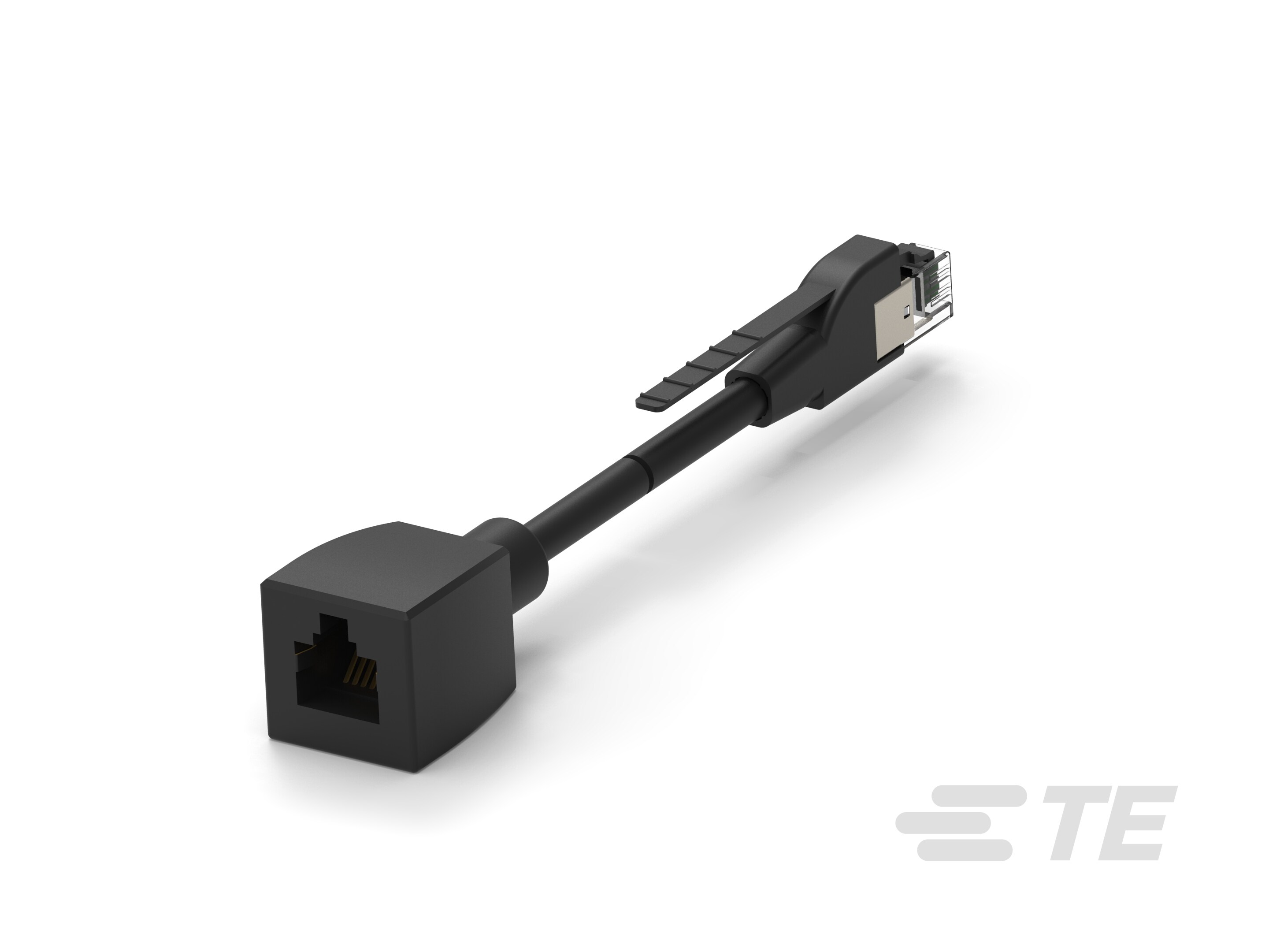 C/A, RJ.5 TO RJ45 FEMALE CAT 5E, 250MM-2159658-1