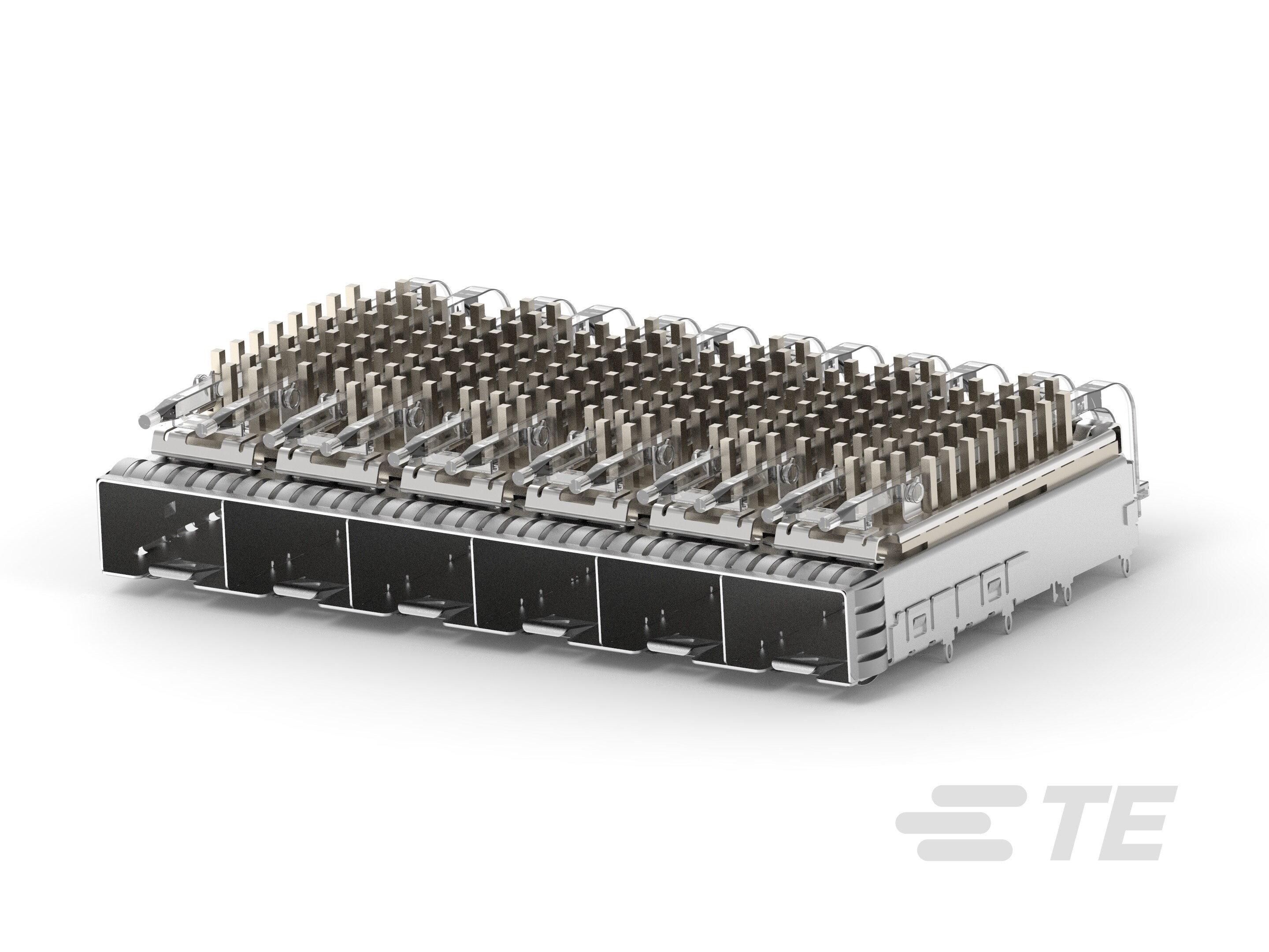 SFP+ 1x6 Cage Assy, HS, Reduced LP-2169325-1