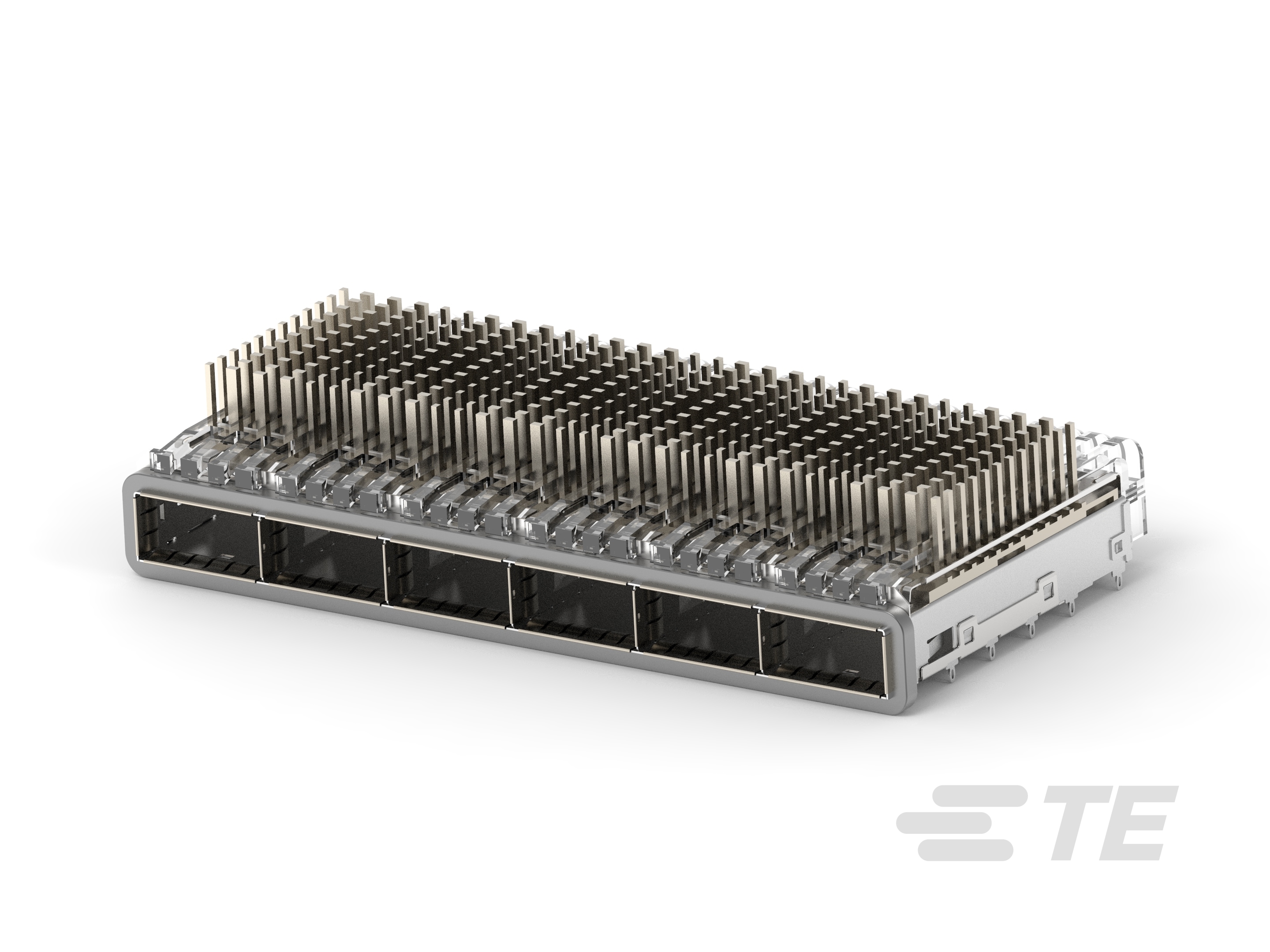 1X6 QSFP ASSEMBLY THRU BZL W/4 PORT LP-2170207-4