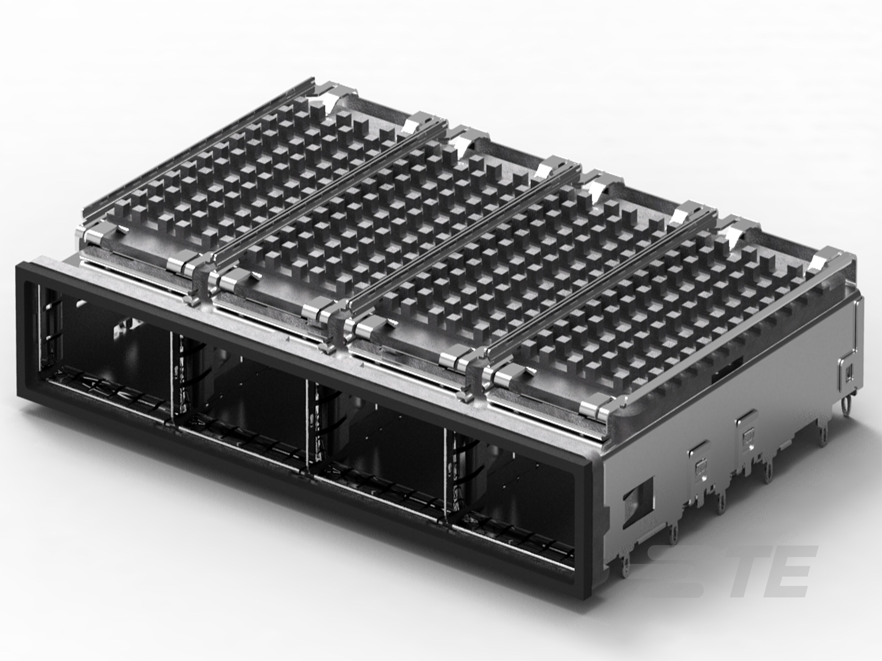 1x4 QSFP Kit Assy, Foam,HS, PCI-2170290-1
