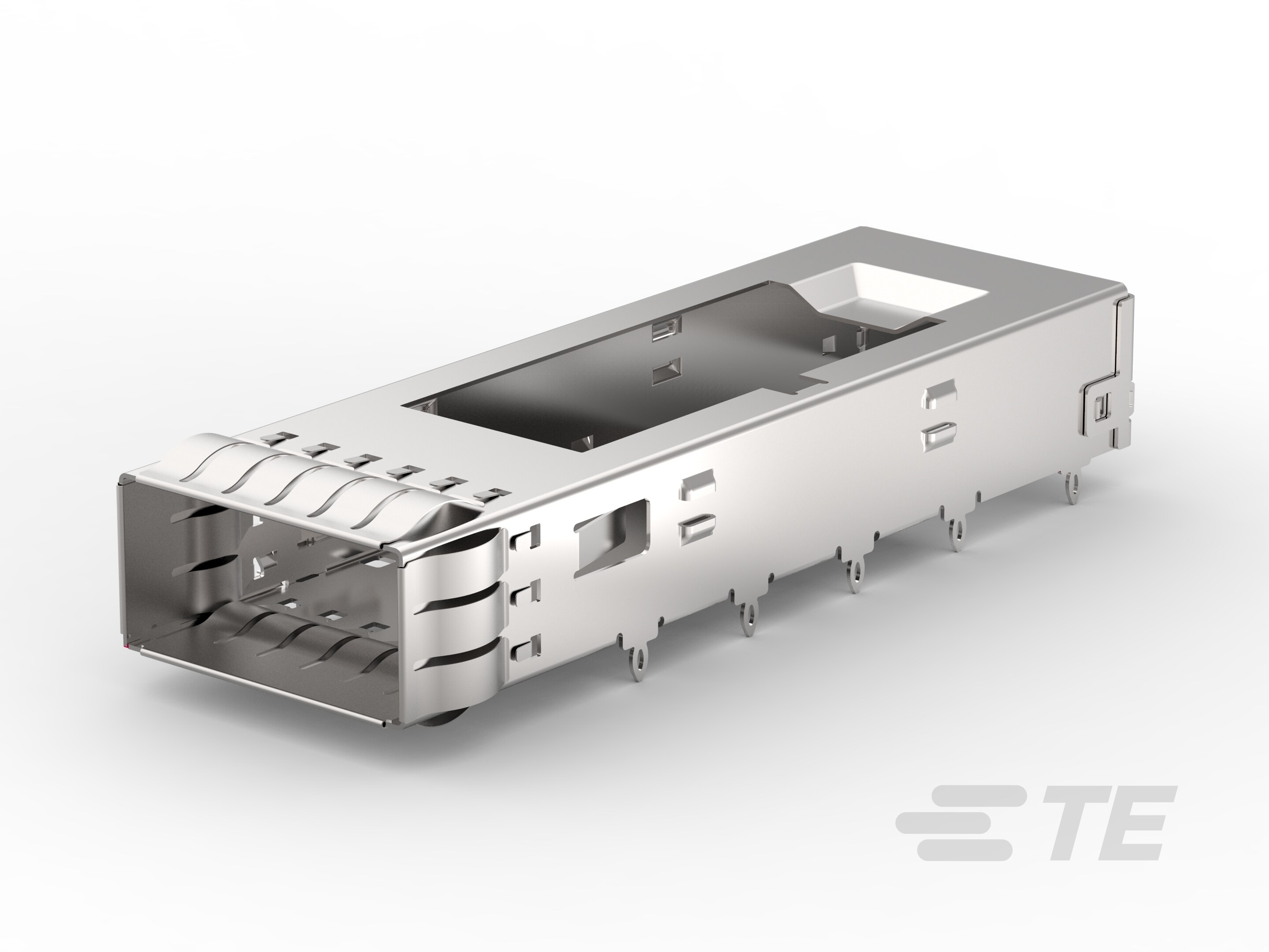CAGE ASSEMBLY, QSFP28 1X1, SPRING