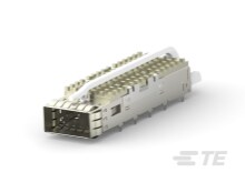 CAGE ASSY, QSFP28 1X1, SPRING, HS, LP-2170705-1