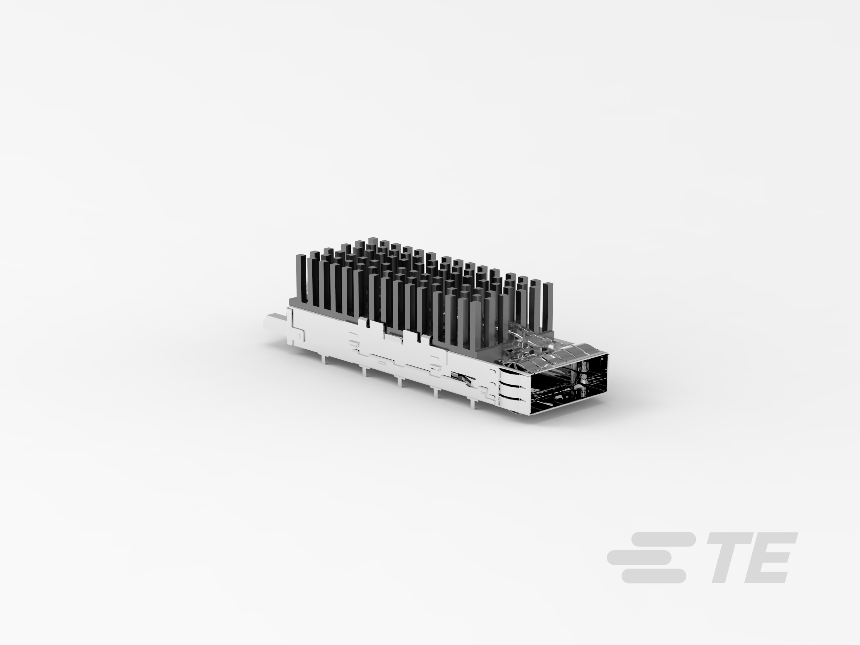 CAGE ASSY, QSFP28 1X1, SPRING, HS, LP-2170705-3