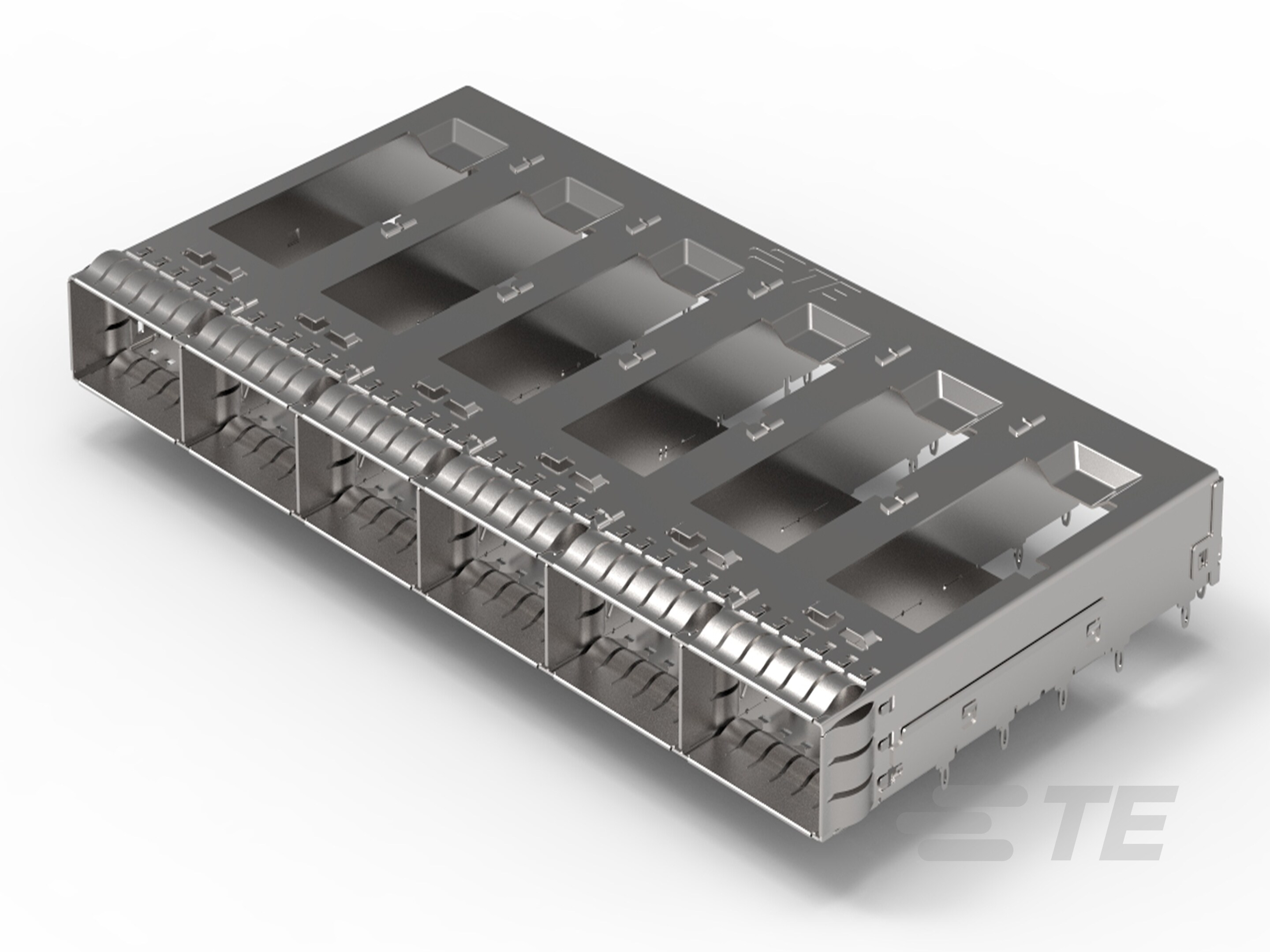 CAGE ASSEMBLY, 1X6, QSFP28, SPRING-2170706-2