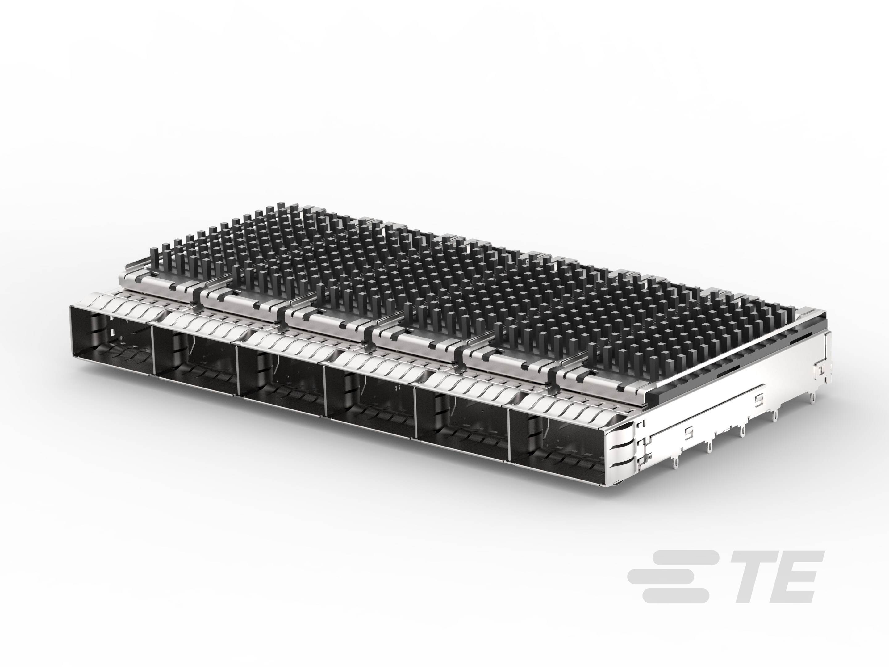 CAGE ASSY, 1X6, QSFP28, SPRING, HS-2170707-5