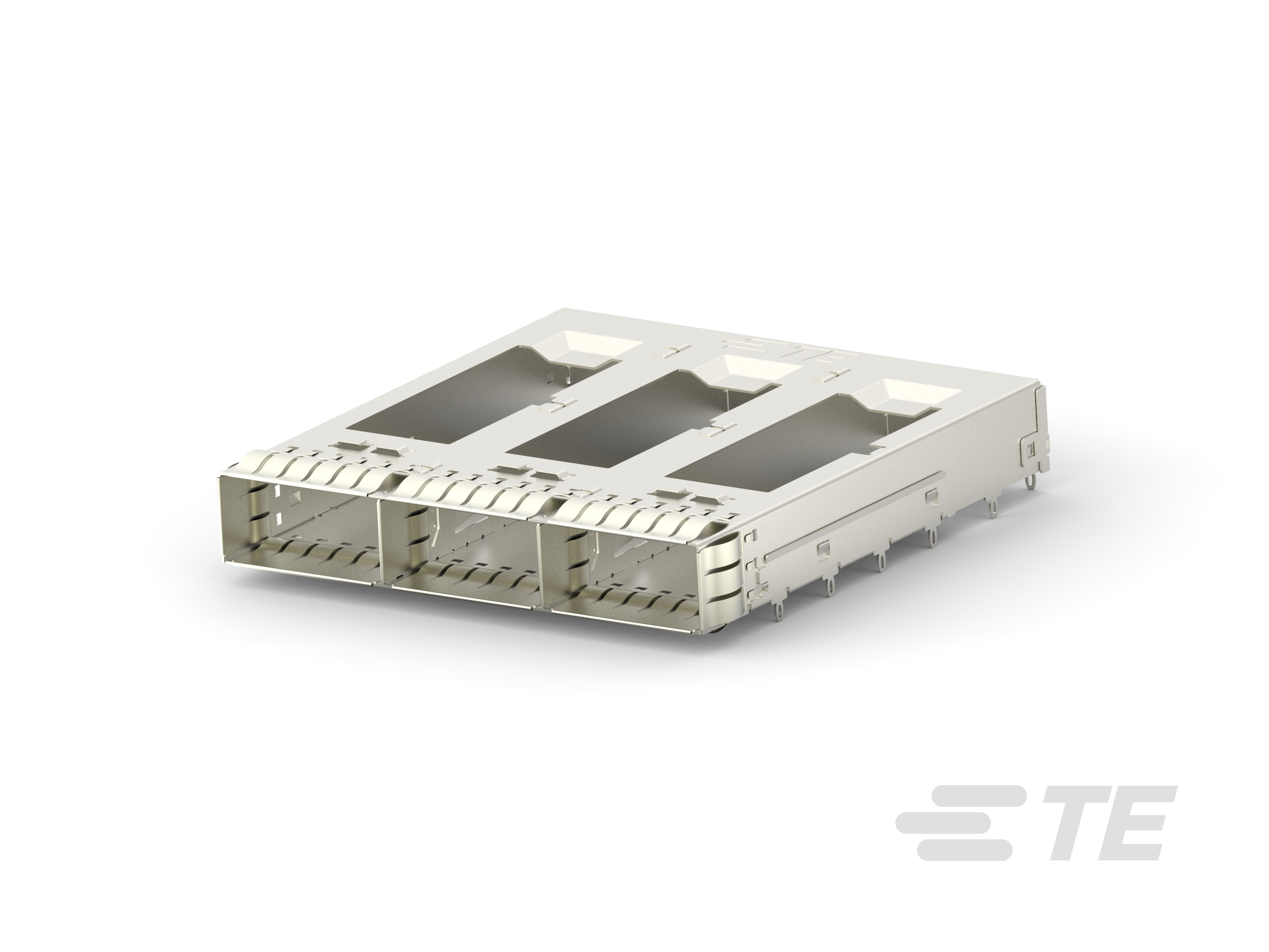 QSFP28, 1X3, CAGE ASSEMBLY, SPRING-2170737-2