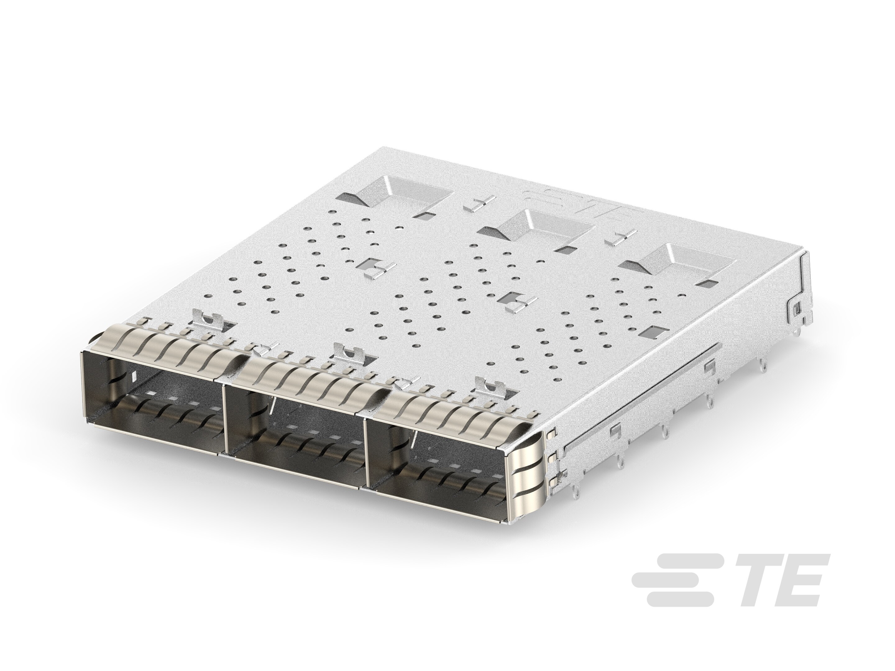 QSFP28, 1X3, CAGE ASSEMBLY, SPRING-2170737-7