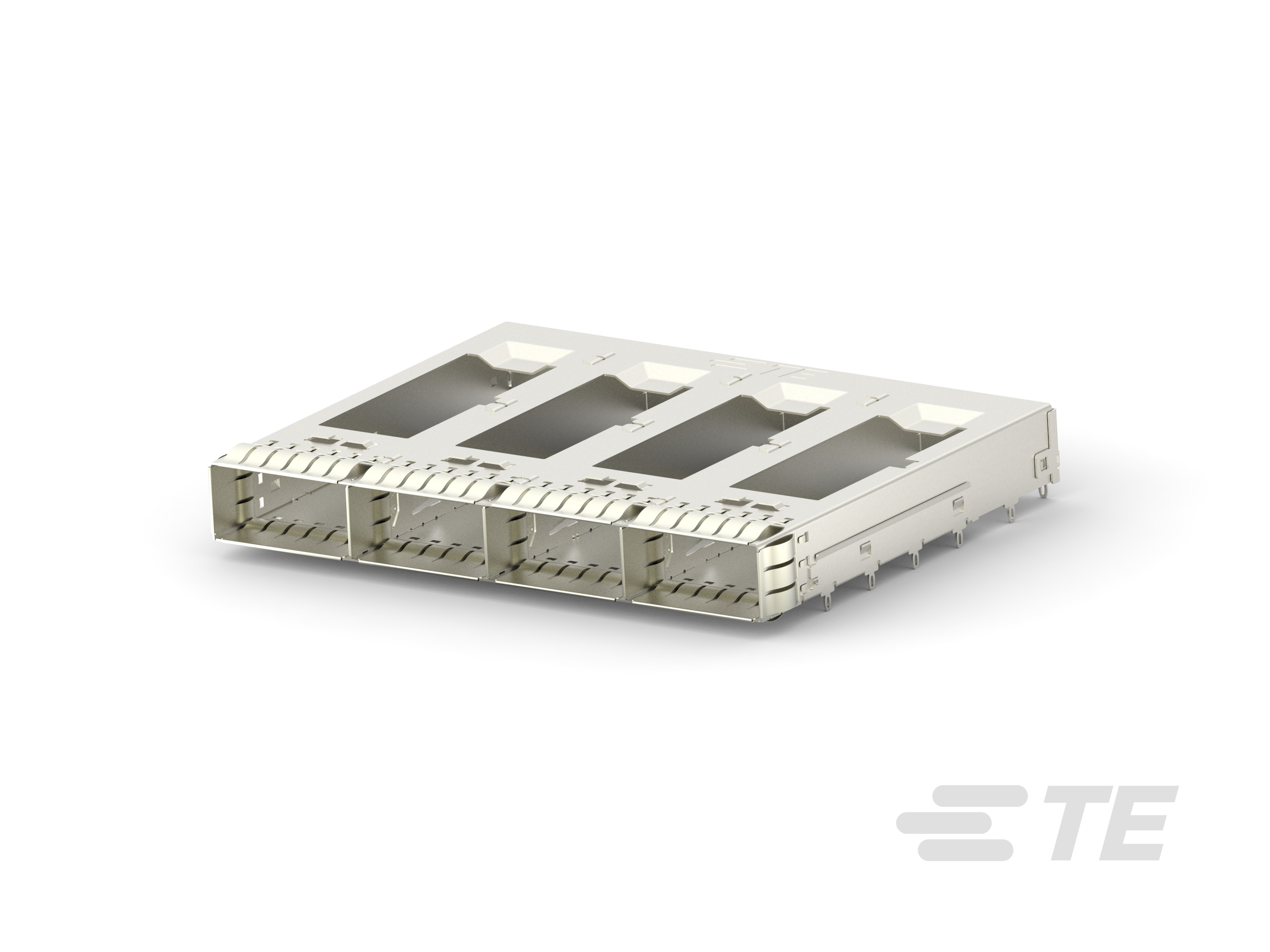 CAGE ASSEMBLY, 1X4, QSFP28, SPRING-2170744-2