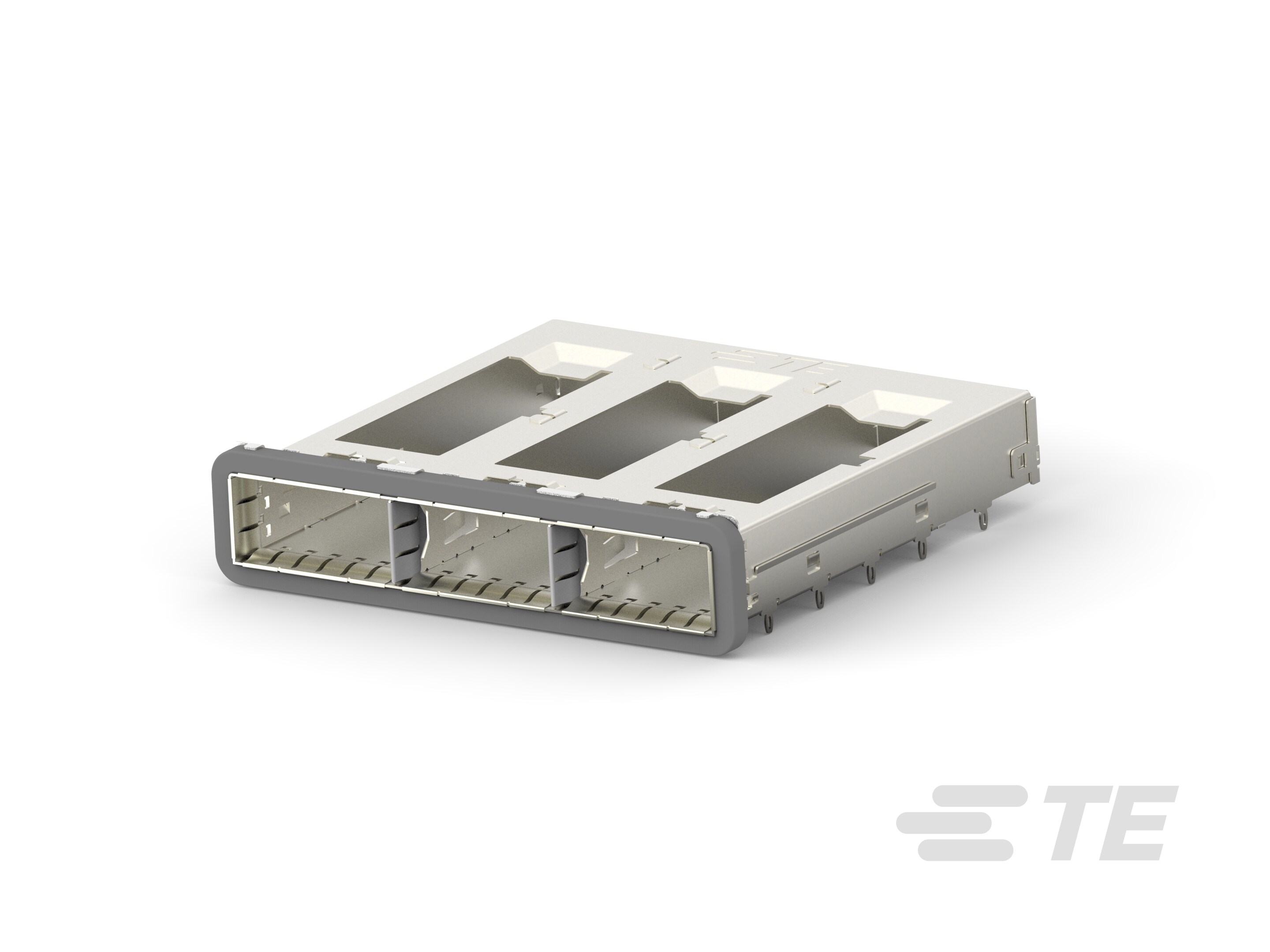 CAGE ASSY, QSFP28, 1X3, GASKET-2170767-5