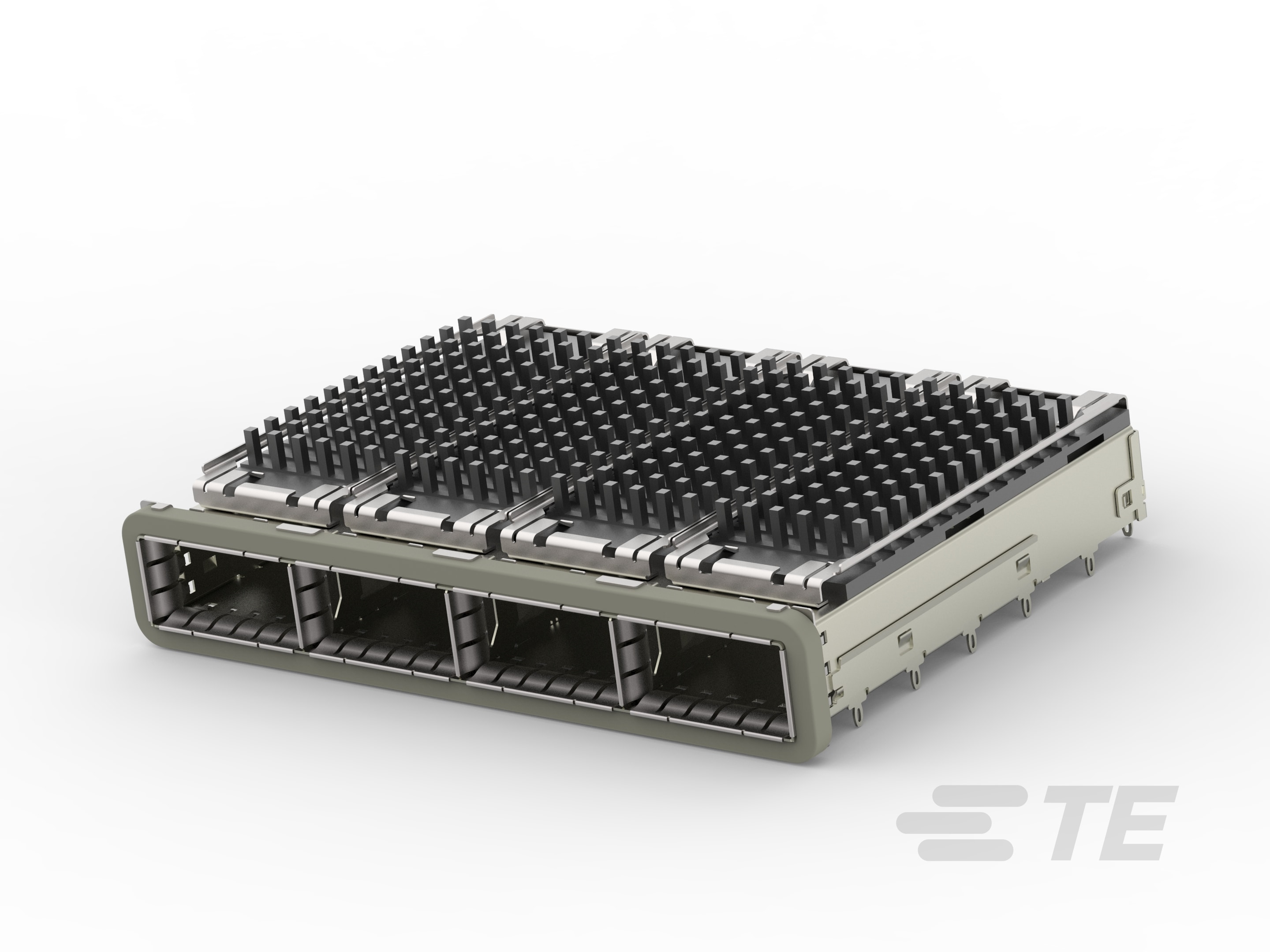 CAGE ASSY, 1X4, QSFP28, GASKET, HS-2170783-2