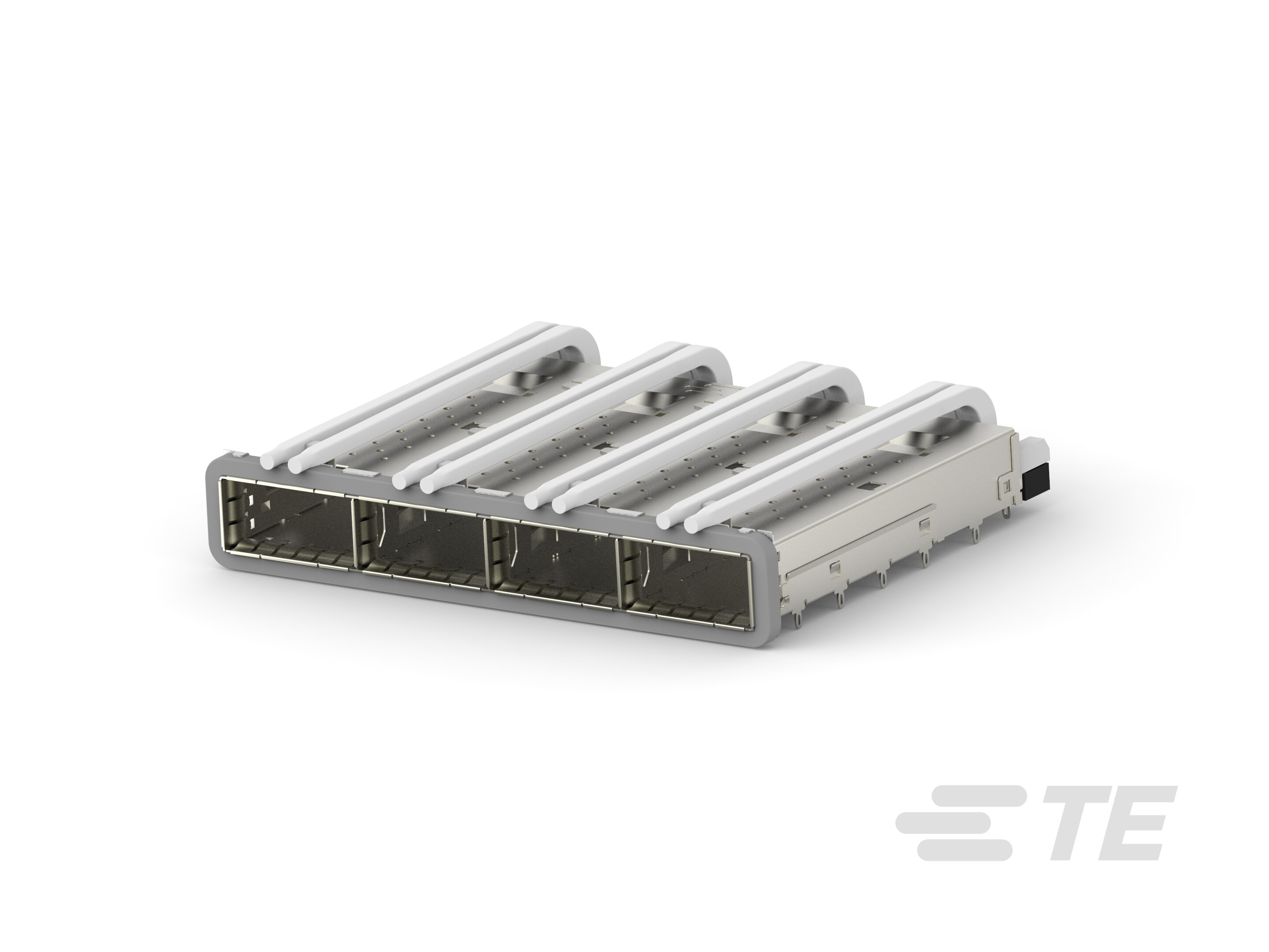 CAGE ASSY, 1X4, QSFP28, GASKET,  LP-2170784-2