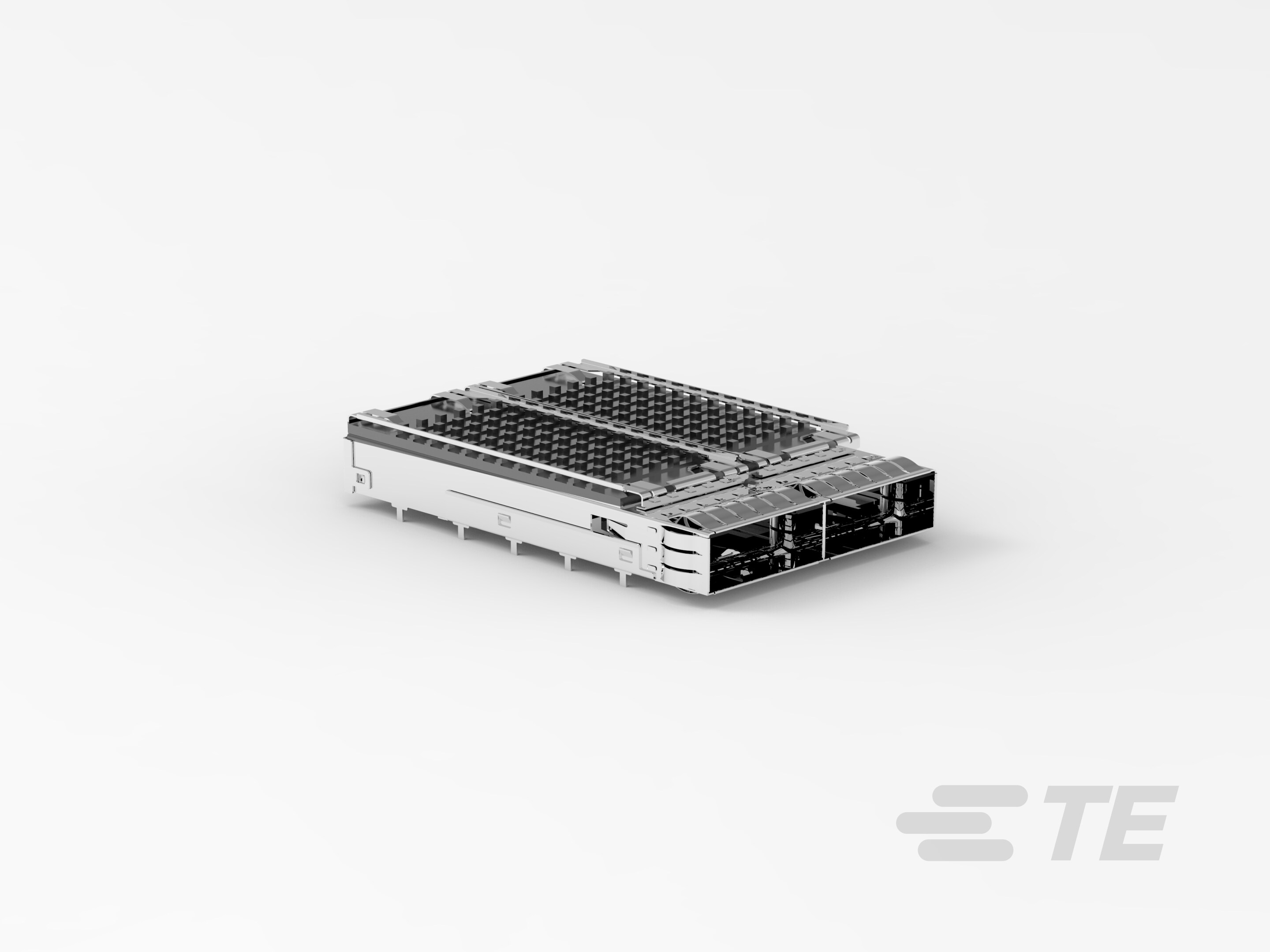CAGE ASSEMBLY, 1X2, QSFP28, SPRING, HS