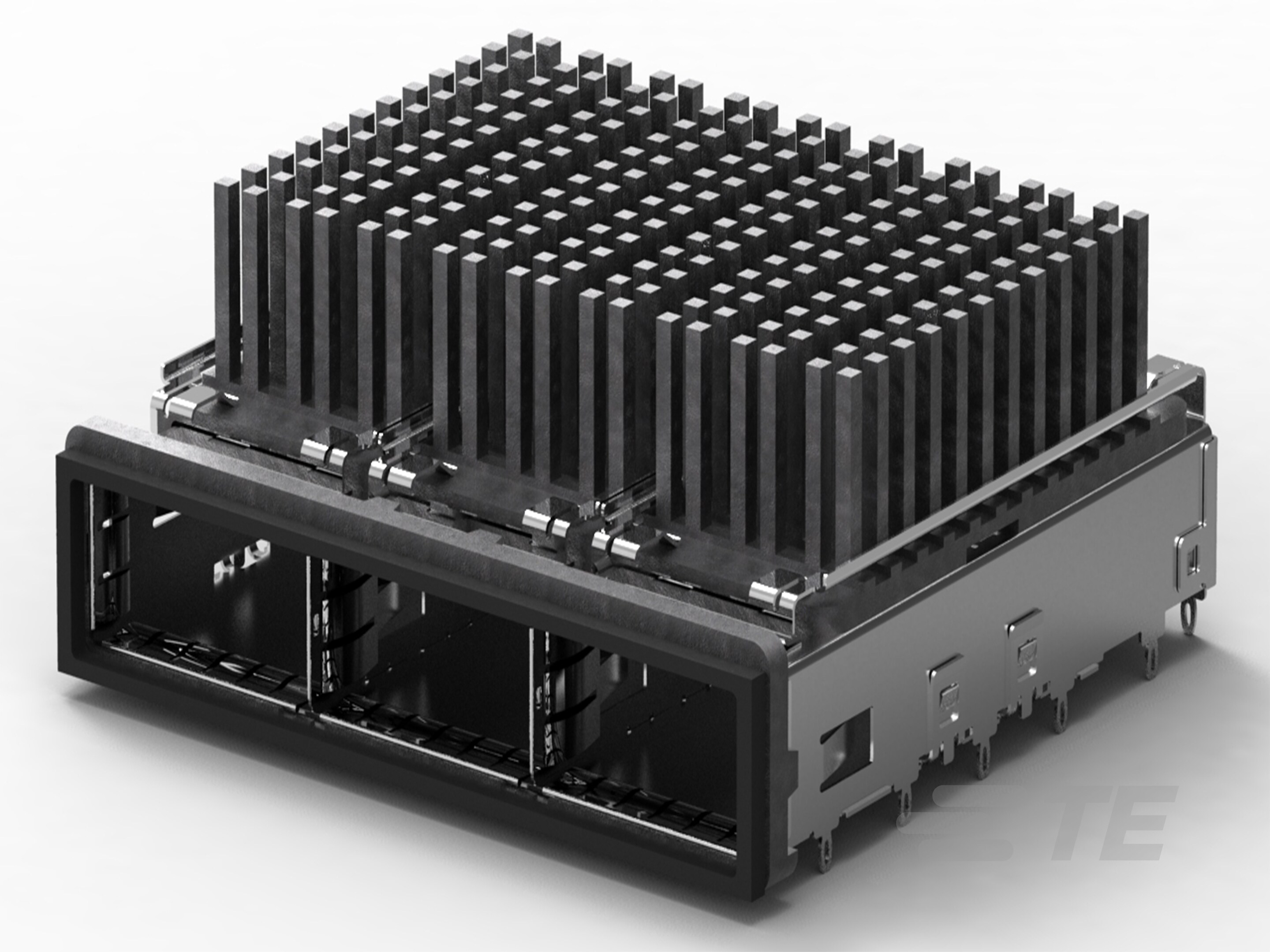 1x3 QSFP Kit Assy Bhnd Bzl,w/gasket,NTW-2174769-3