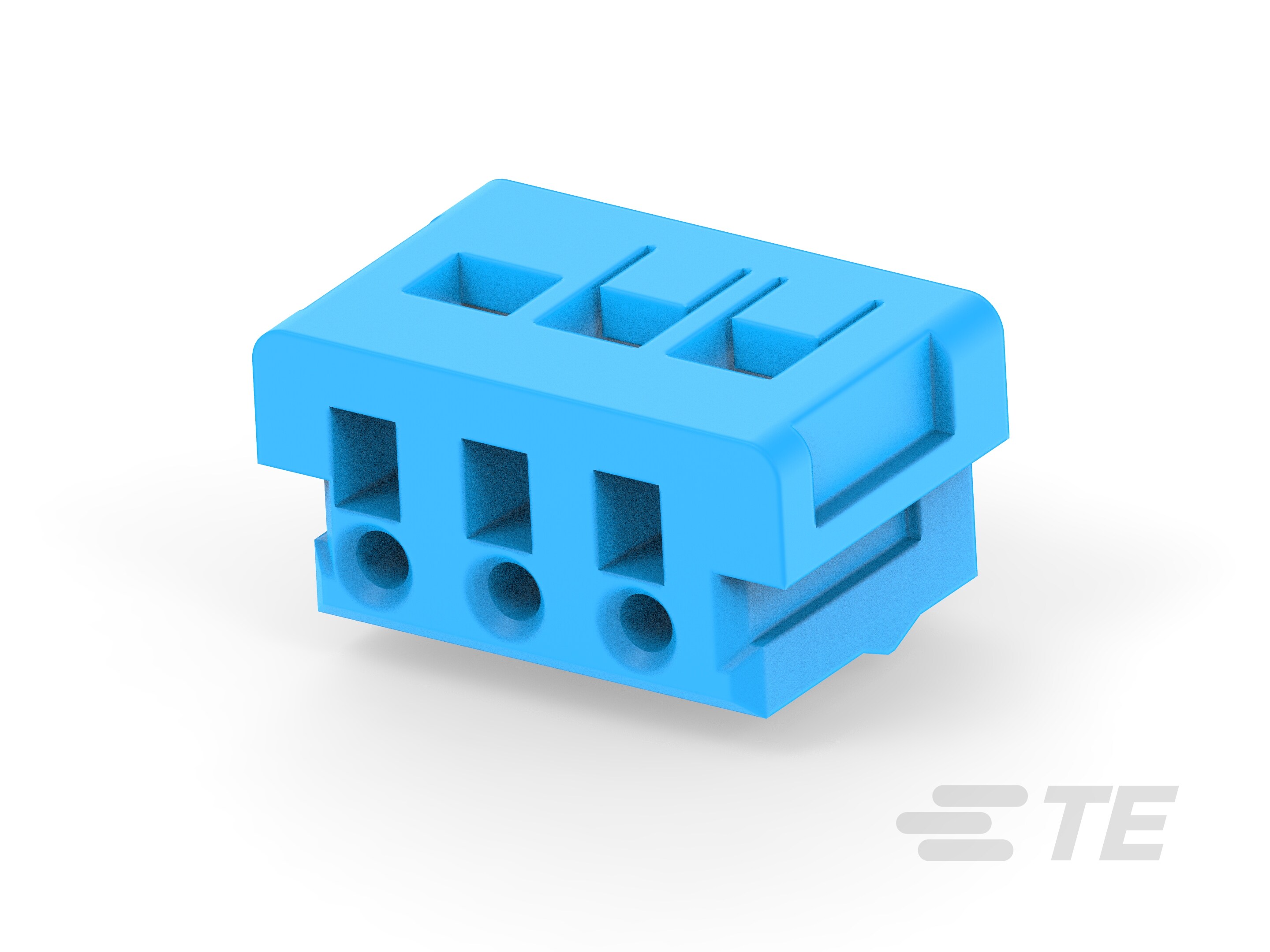 CT CRIMP REC HSG 3P BLUE-2-175778-3