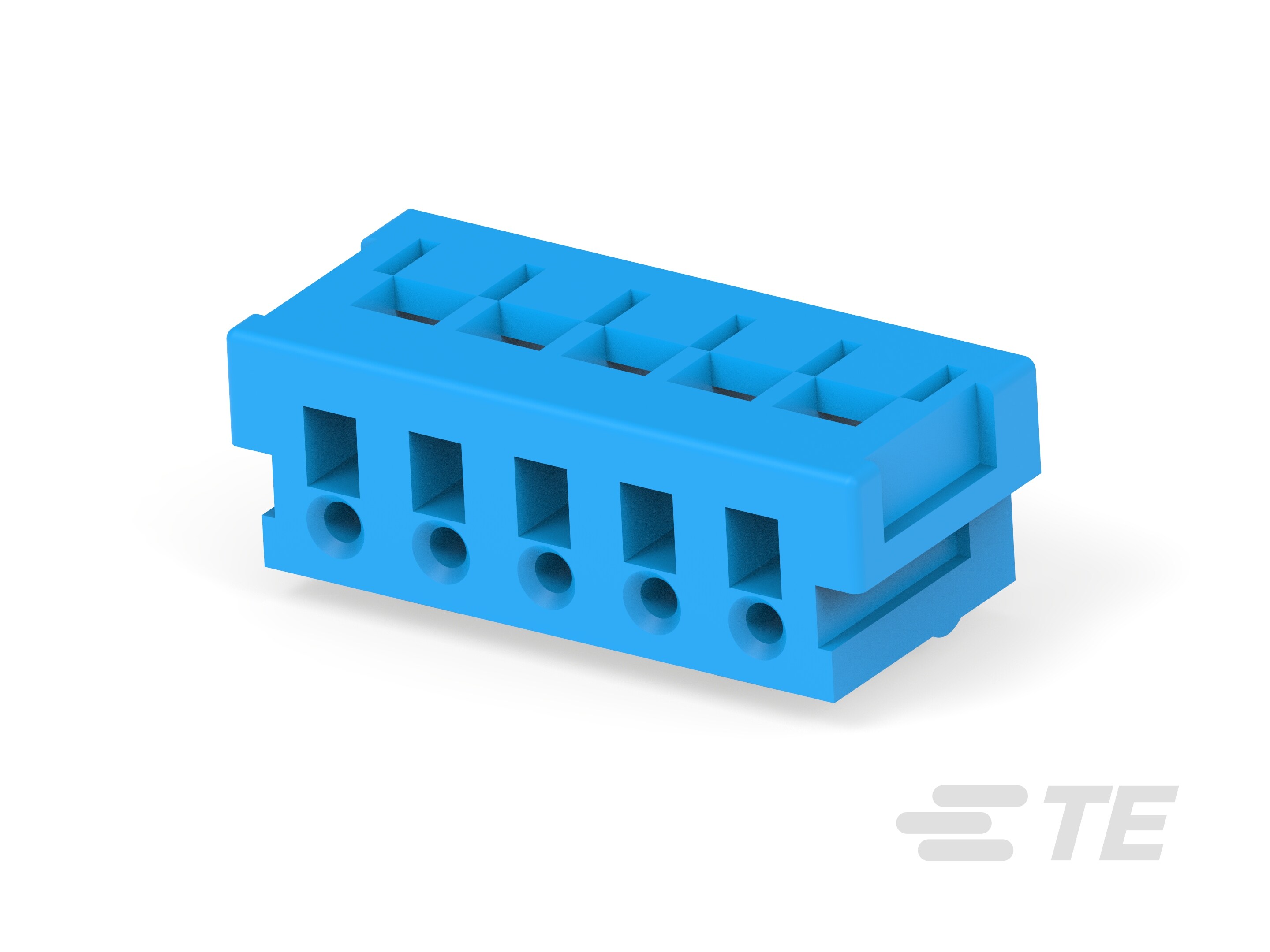 CT CRIMP REC HSG 5P BLUE-2-175778-5