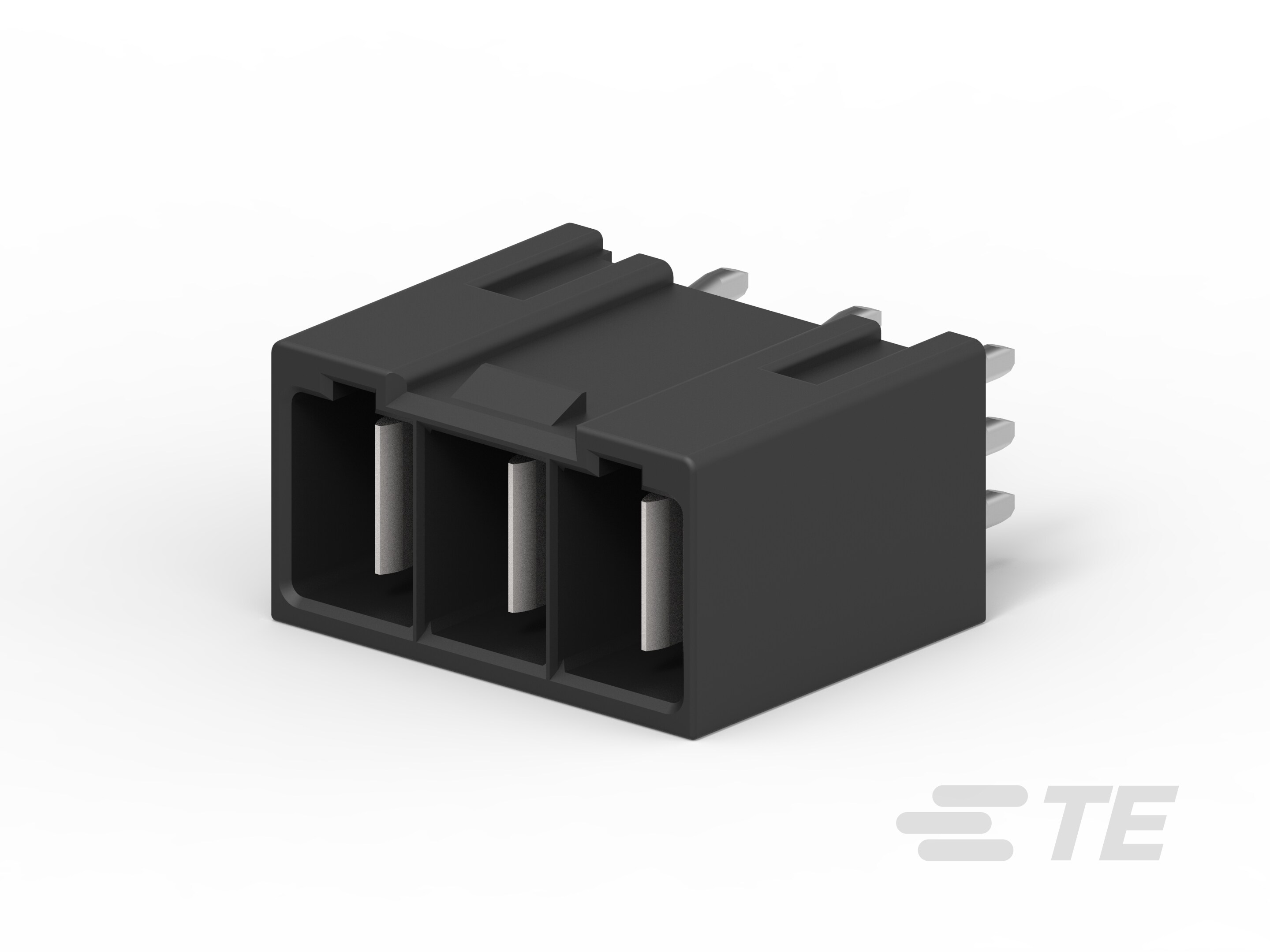 ELCON MINI 3P VERT HEADER,PRESS-FIT,STD-2204585-3