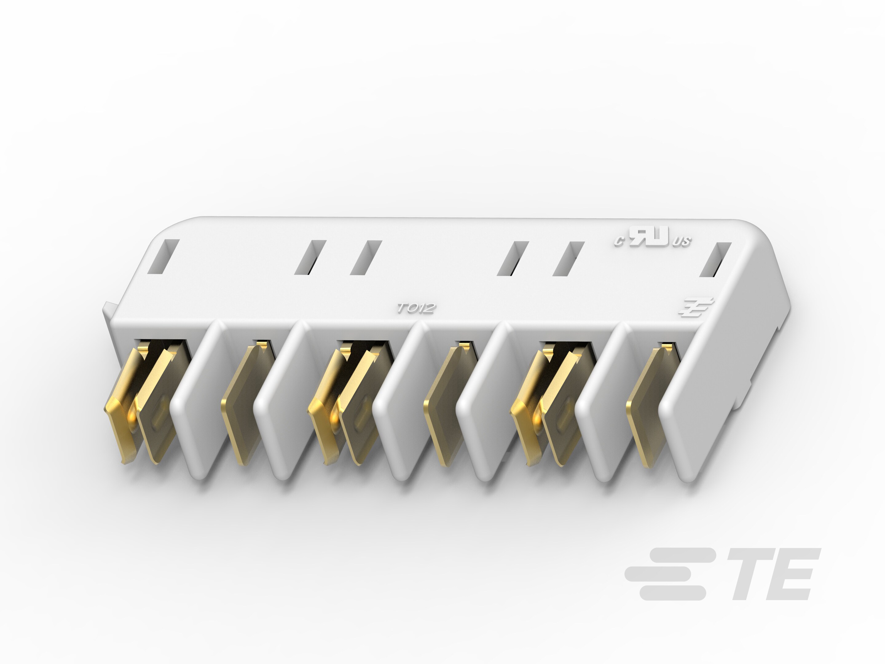 HERM BLADE & RECEPT,6 POS, LATCH, GOLD-2213288-3