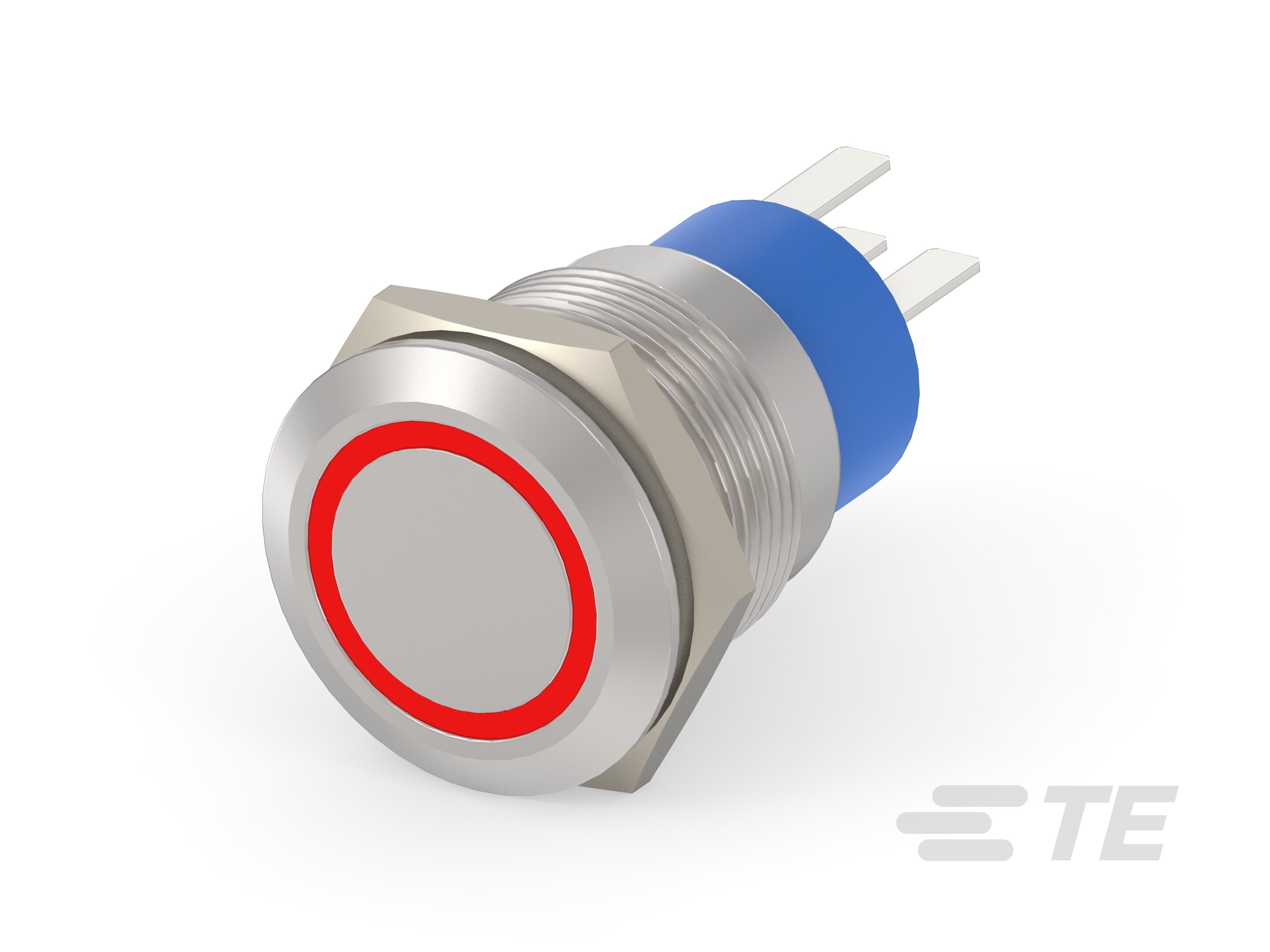 AV19 SPL 3A FIX RING LED RED 12V-2-2213764-5