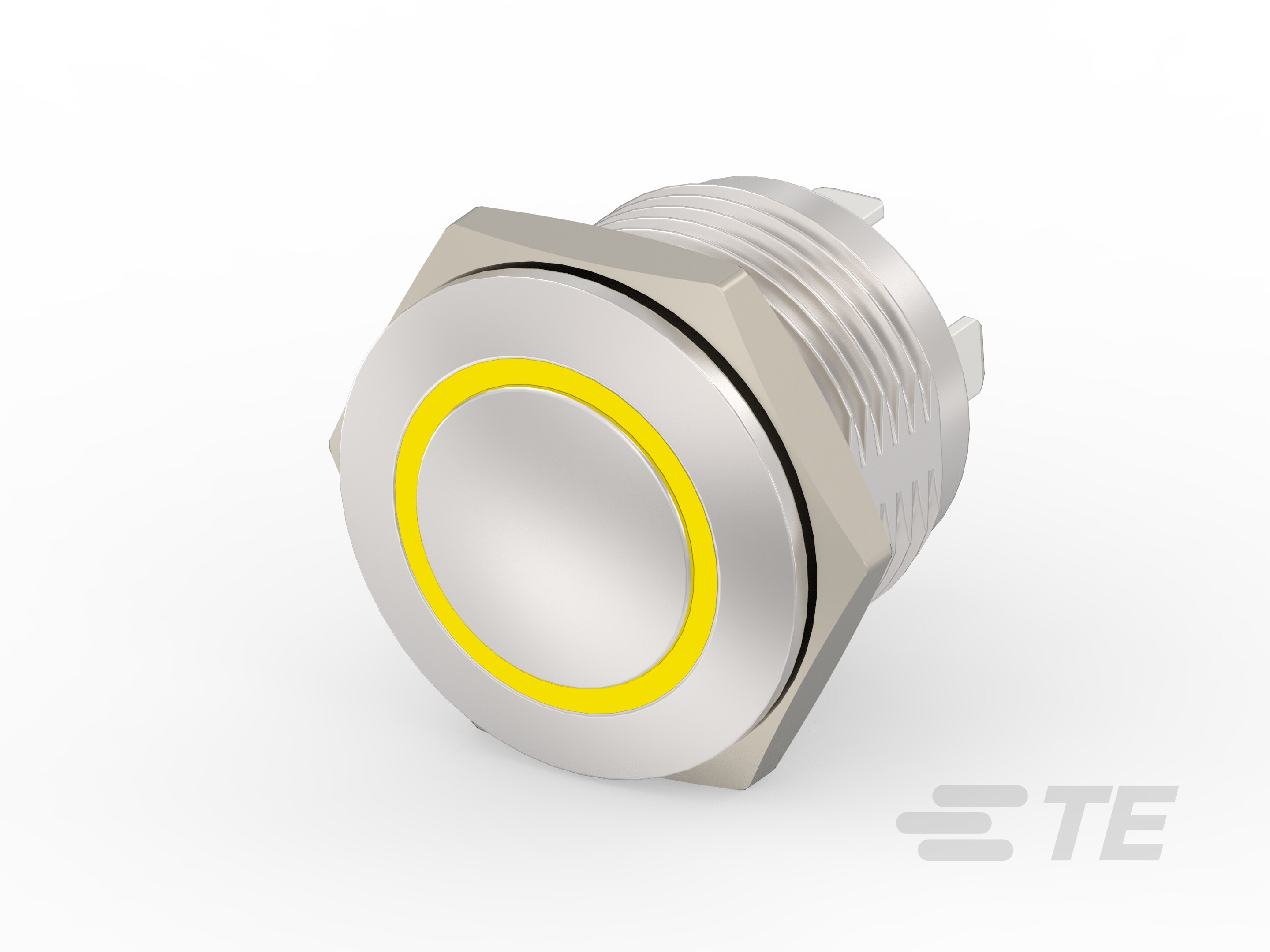 AV16 SPM 0.4VA FIX RING LED YELLOW 24V-2213774-6