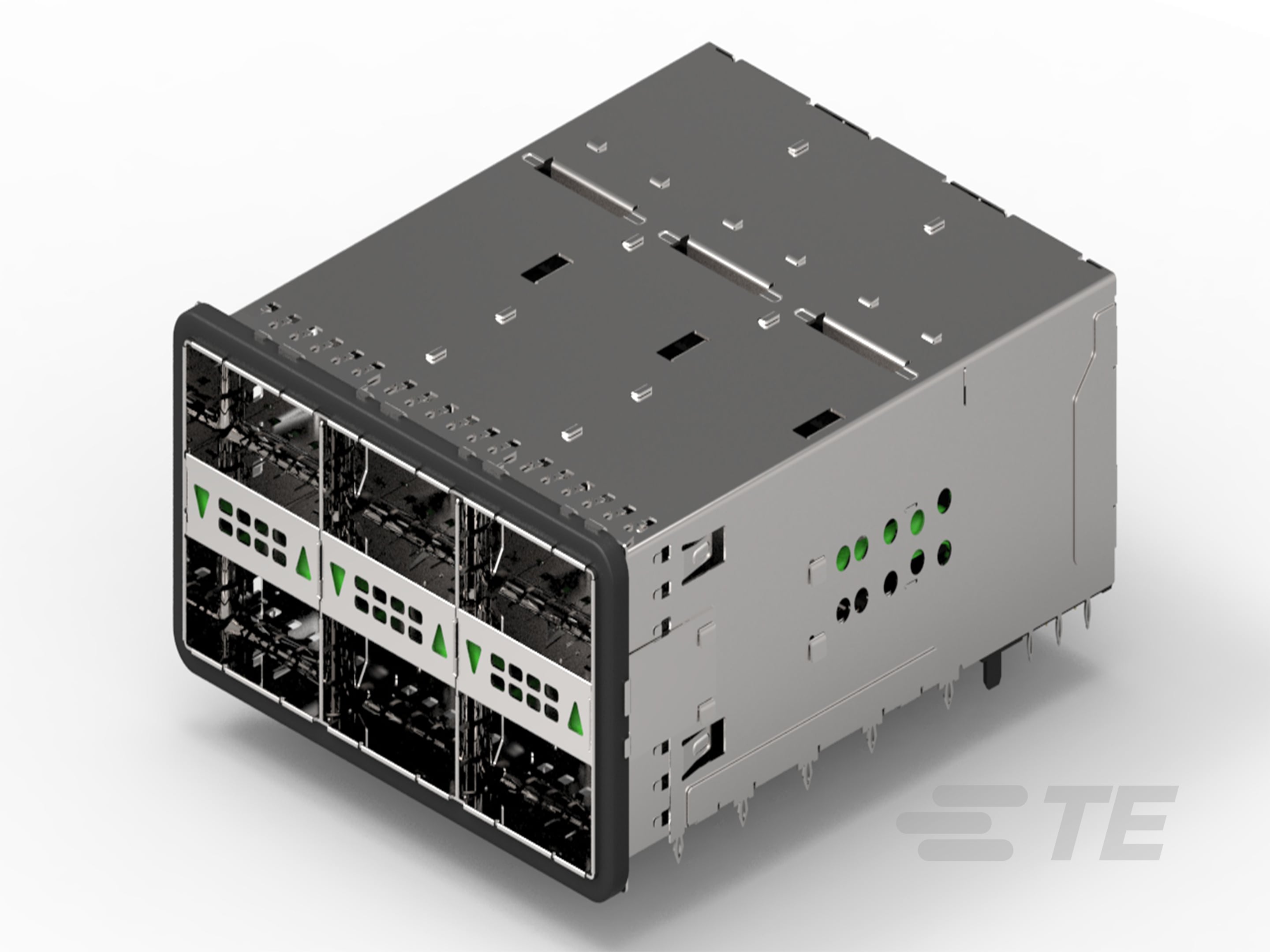 2214565-3 : zQSFP+/QSFP28 Pluggable IO Connectors & Cages