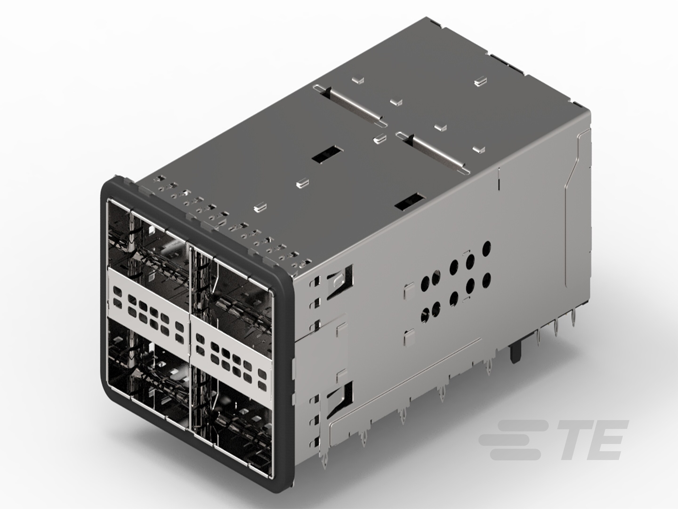 zQSFP+ STACKED RECEPTACLE ASSEMBLY 2X2-2214593-1