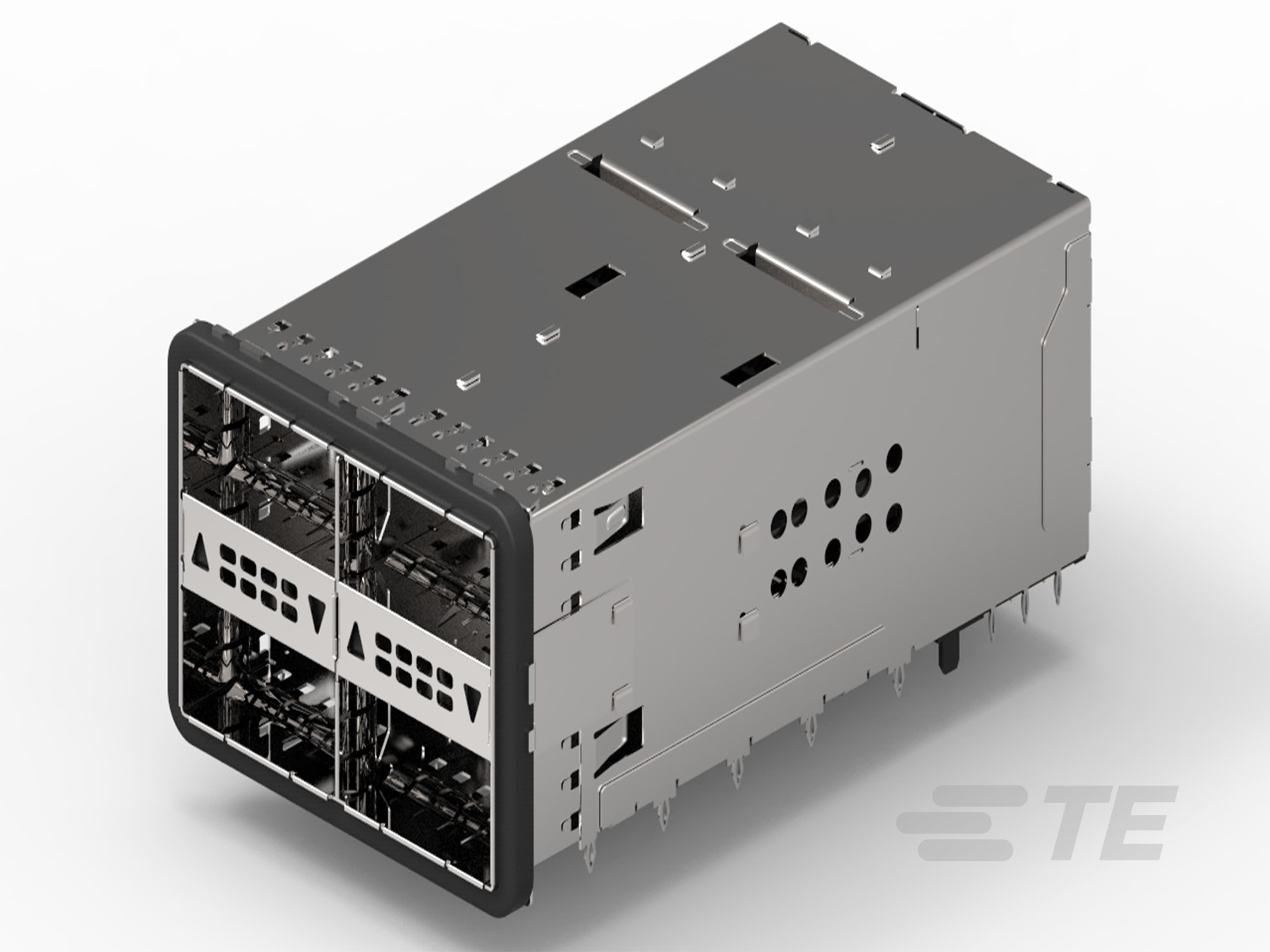 zQSFP+ STACKED RECEPTACLE ASSEMBLY 2X2-2214593-2