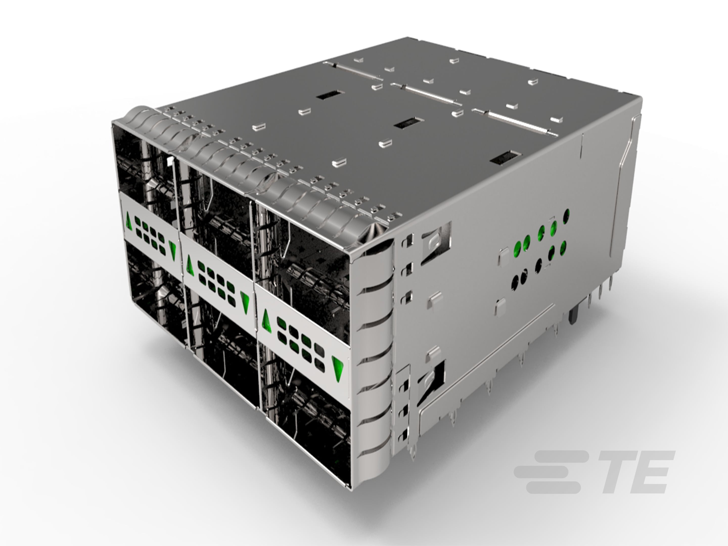 zQSFP+ STACKED RECEPTACLE ASSEMBLY 2X3-2227668-2