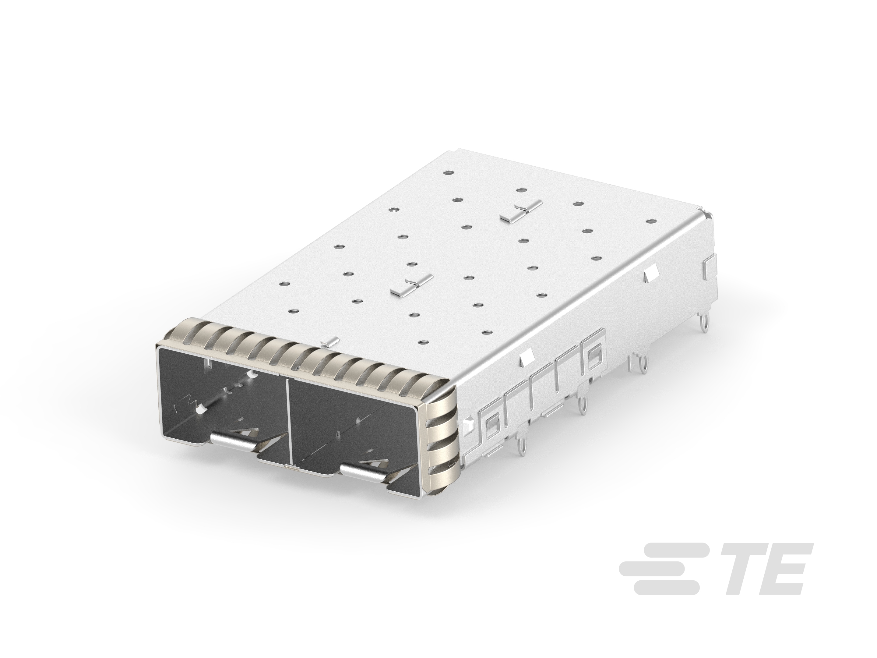 zSFP+ 1x2 Cage Assy, Press-Fit-2227728-3