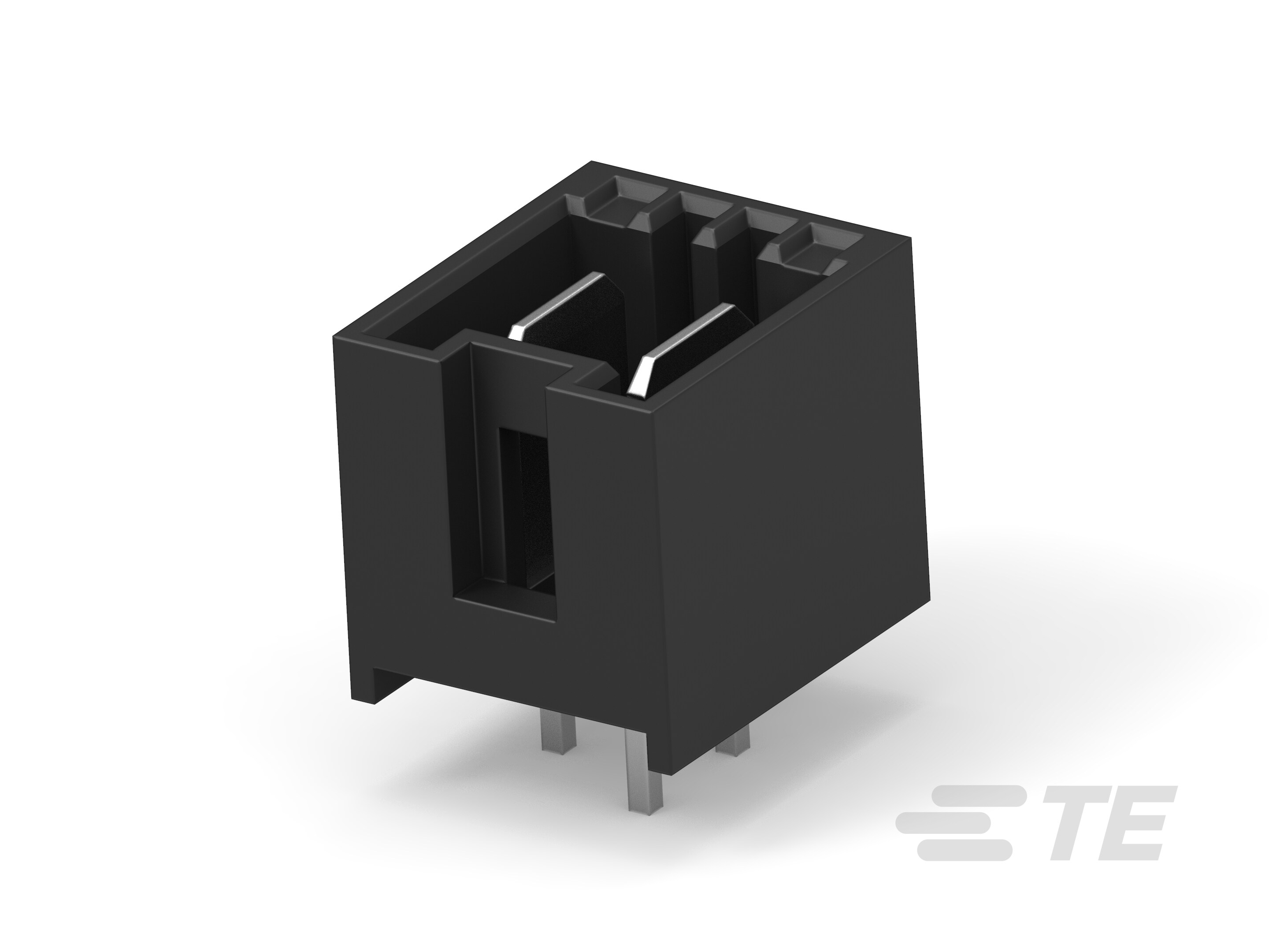 2P, RAST 5 Tab Header, THV,black, tin-2232000-2