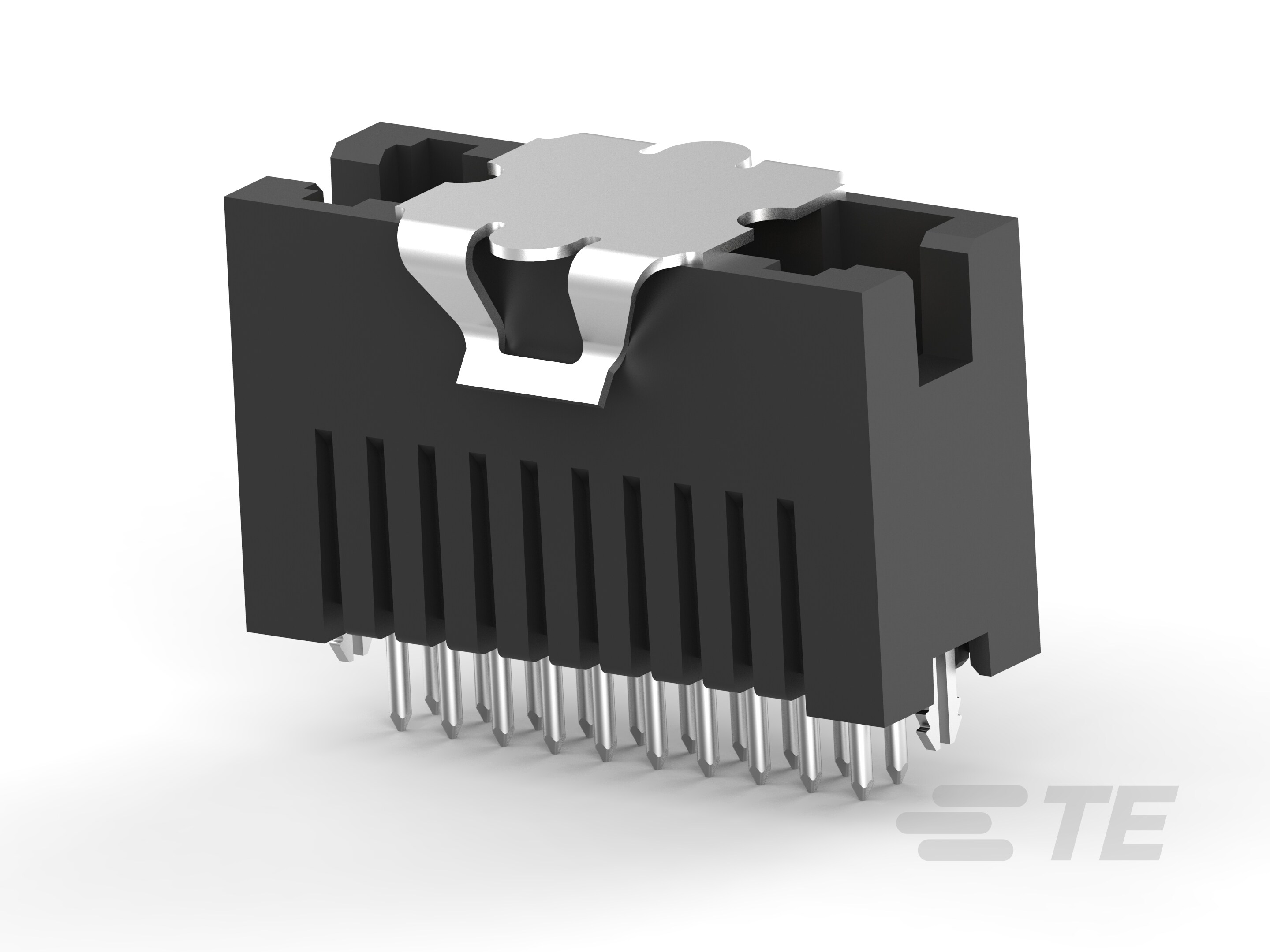 100 50/50 GRID DR TH/PiP RCPT VERT-1-2267261-0