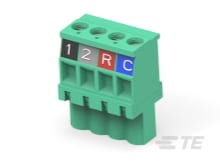 TERMINAL BLOCK  PLUG STACK SPCL MK COLOR-2-284041-9