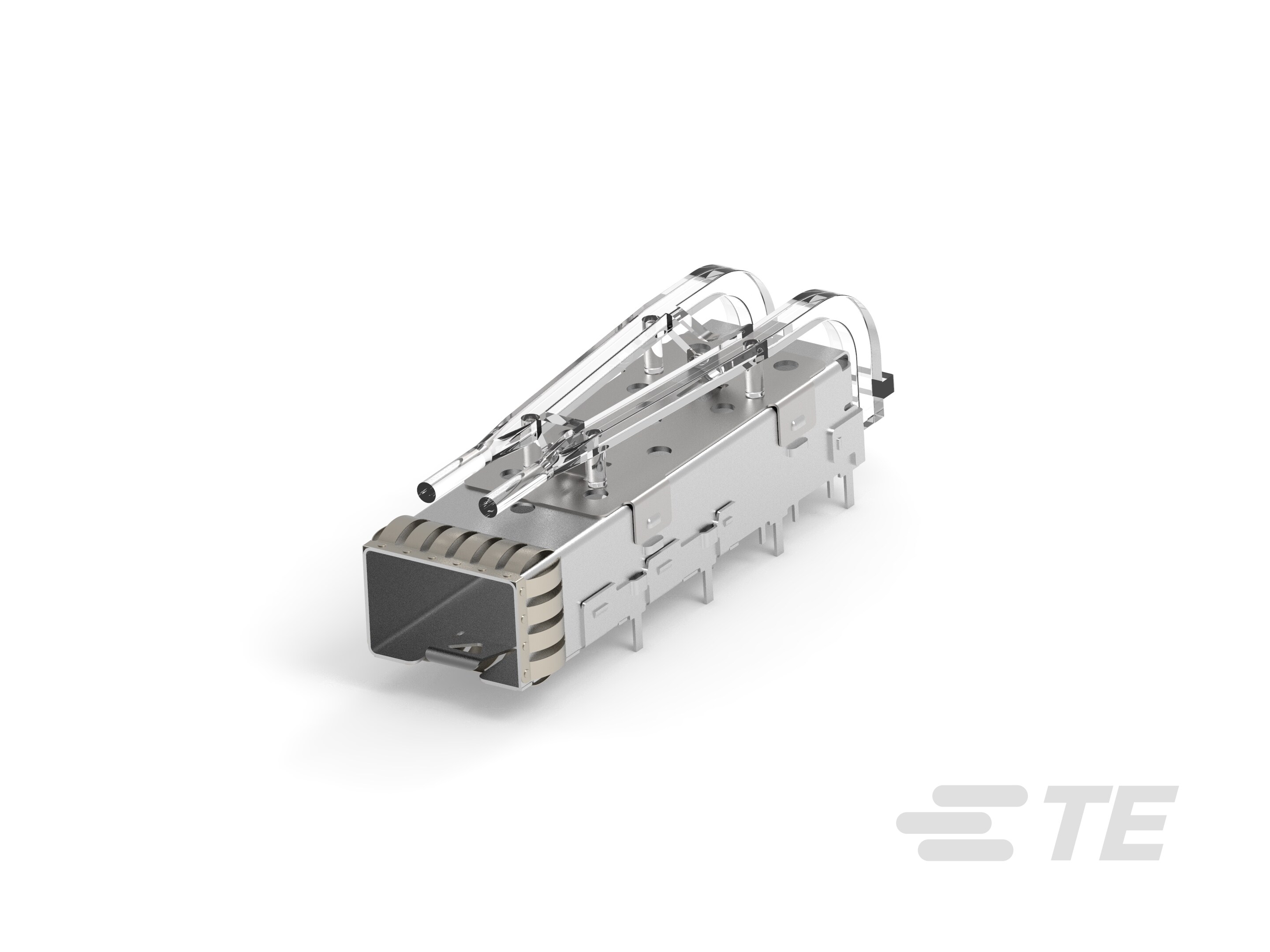 SFP+ 1X1 CAGE ASSEMBLY, LIGHT PIPE-2291672-2