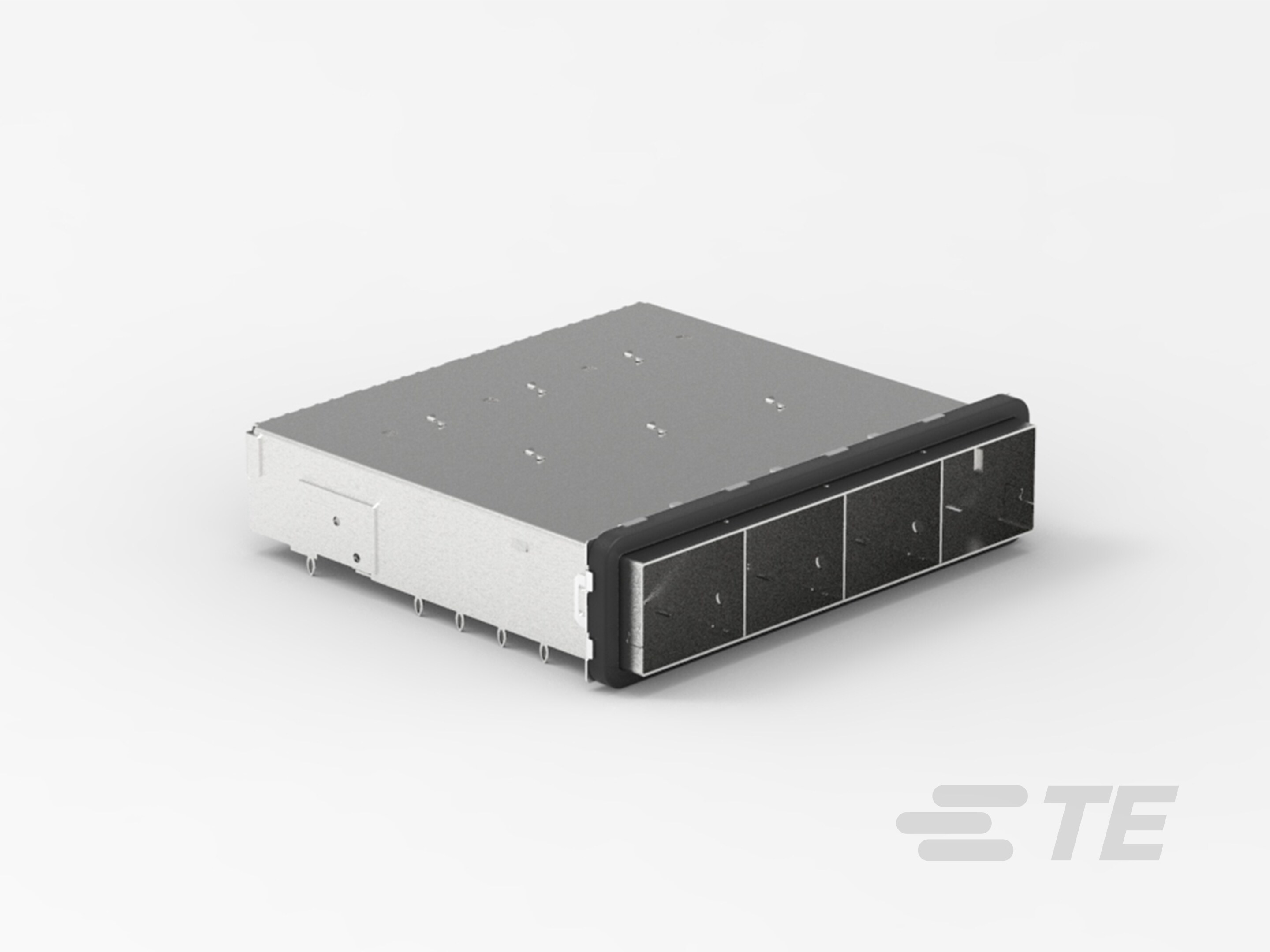 MICROQSFP 1X4 CAGE ASSY, EMI GASKET-2297550-2