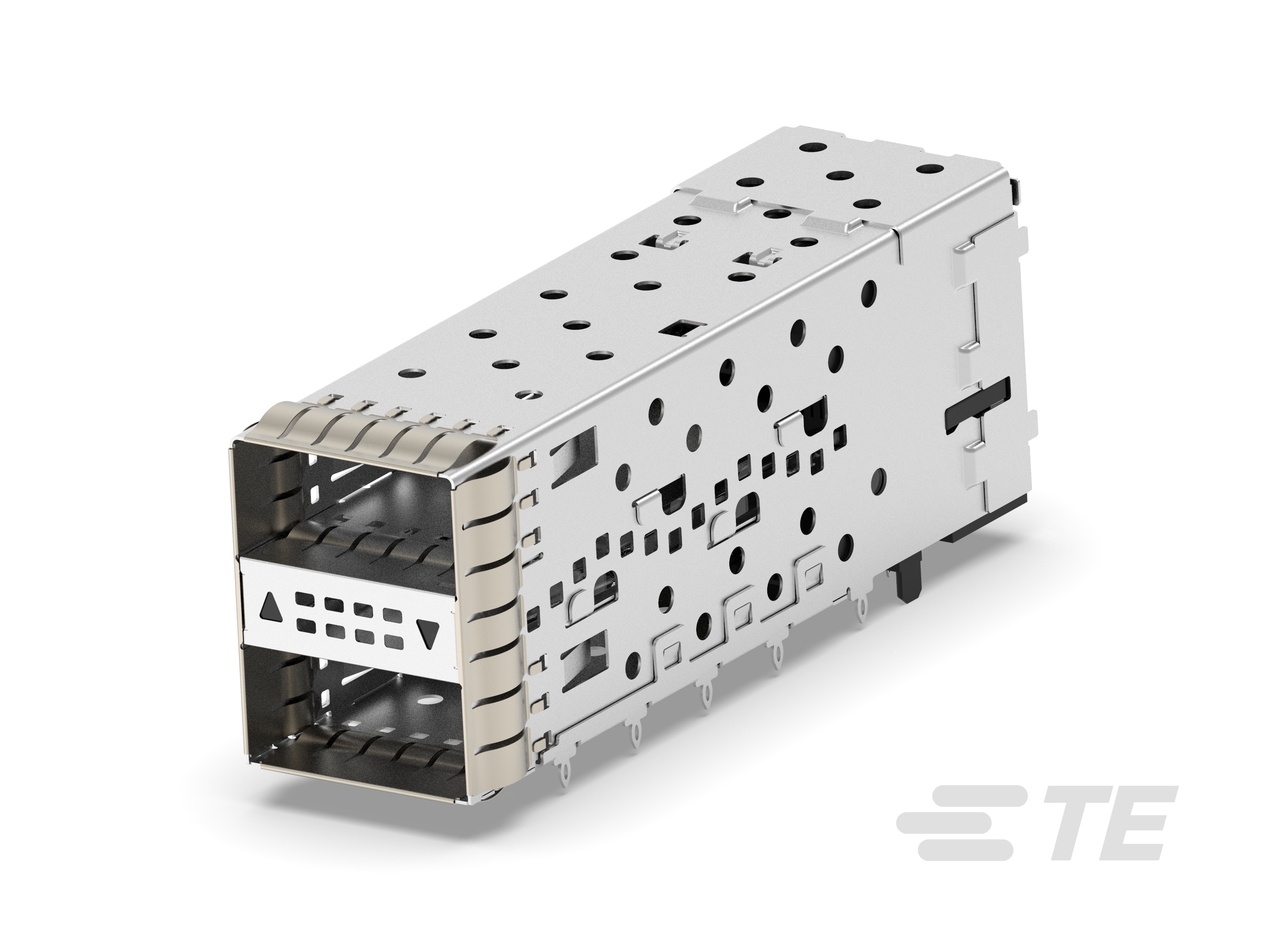 2X1 QSFP+  SPRING CAGE AND CONNECTOR-2298896-1