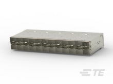 ZSFP+ STACKED 2X12 RCPT ASSY, AIRFLOW-2301210-2
