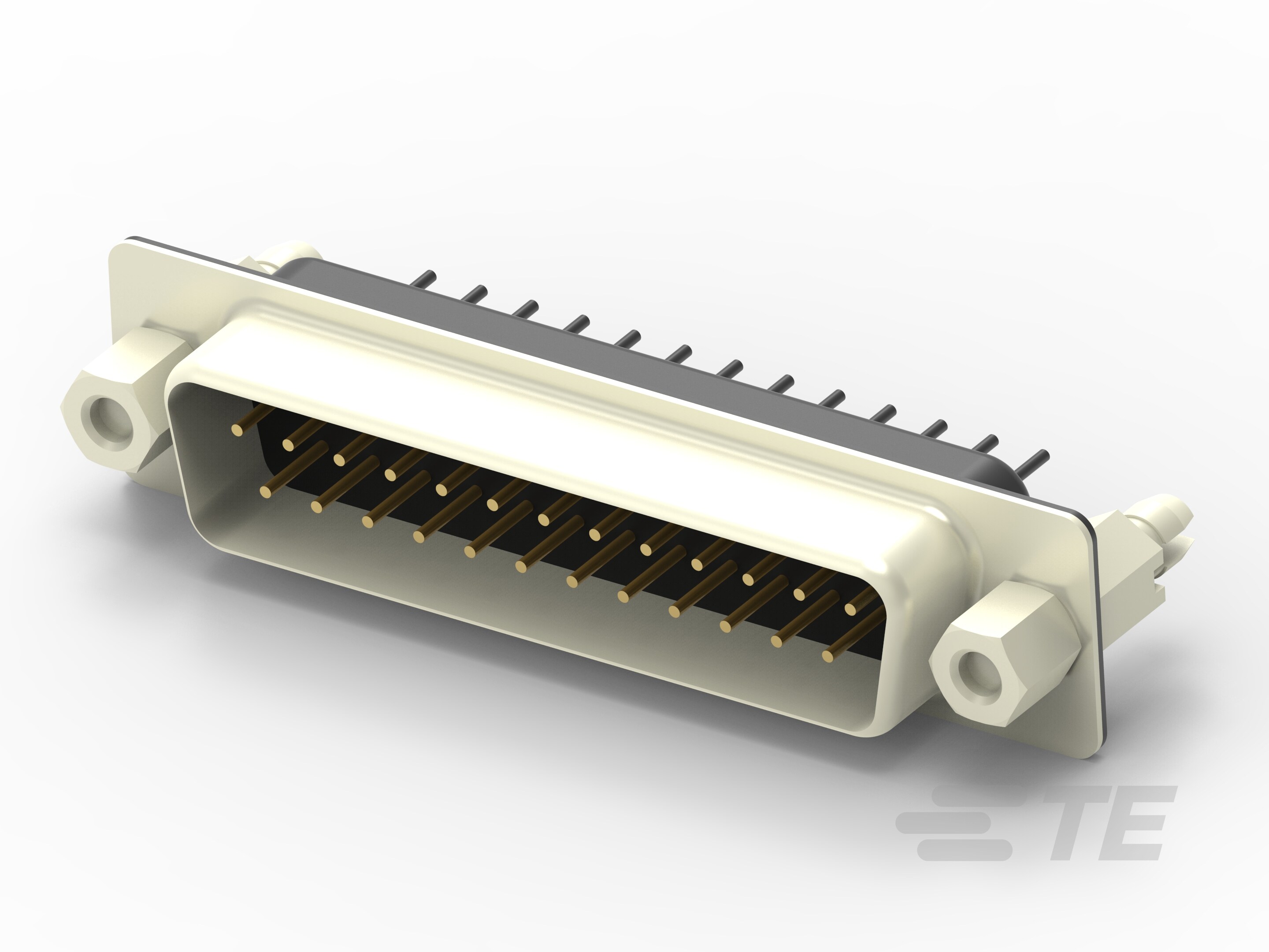 AMPL PLUG HD20, VERT, 25P, B/L,4-40 S/LO-2301835-2