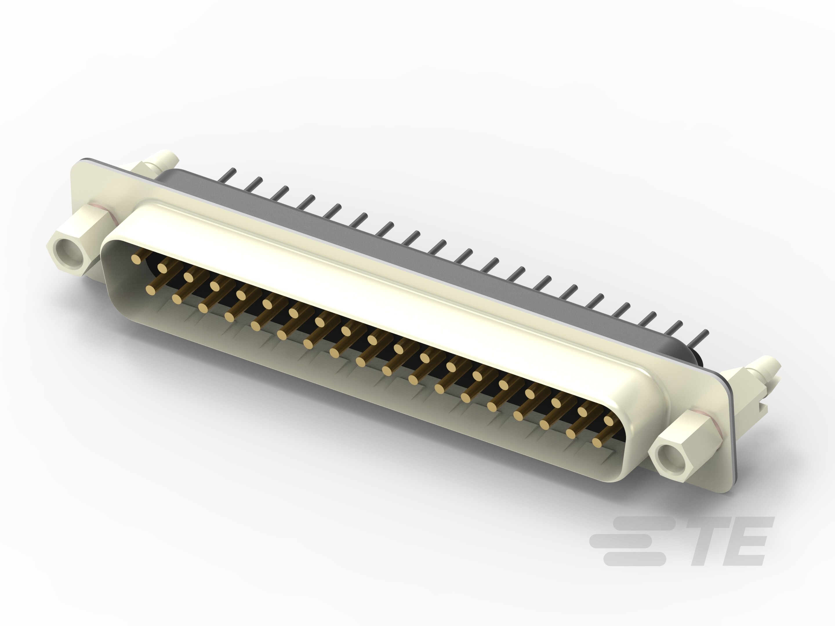 AMPL PLUG HD20, VERT, 37P, B/L,4-40 S/LO