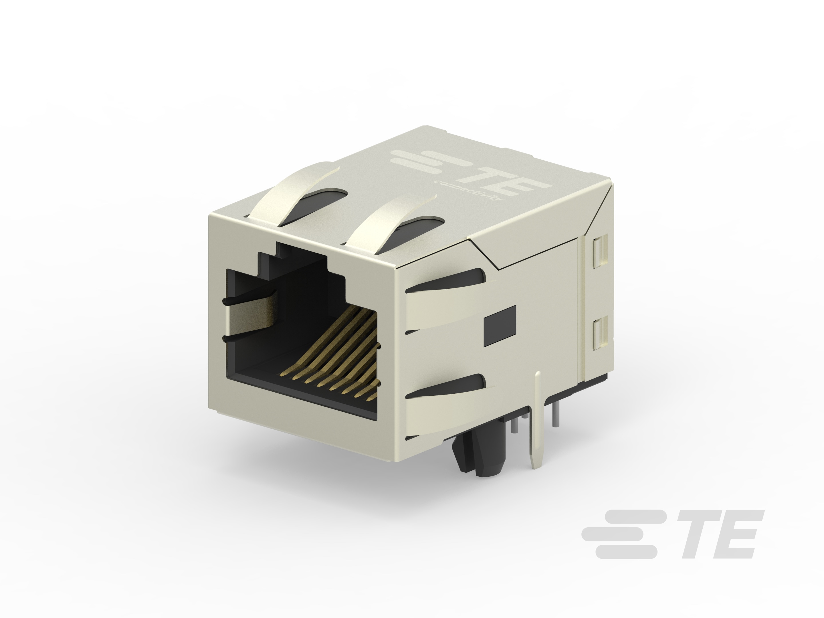 RJ45 JACK INT.MAG. 10/100 1X1 INV.-5-2301994-3