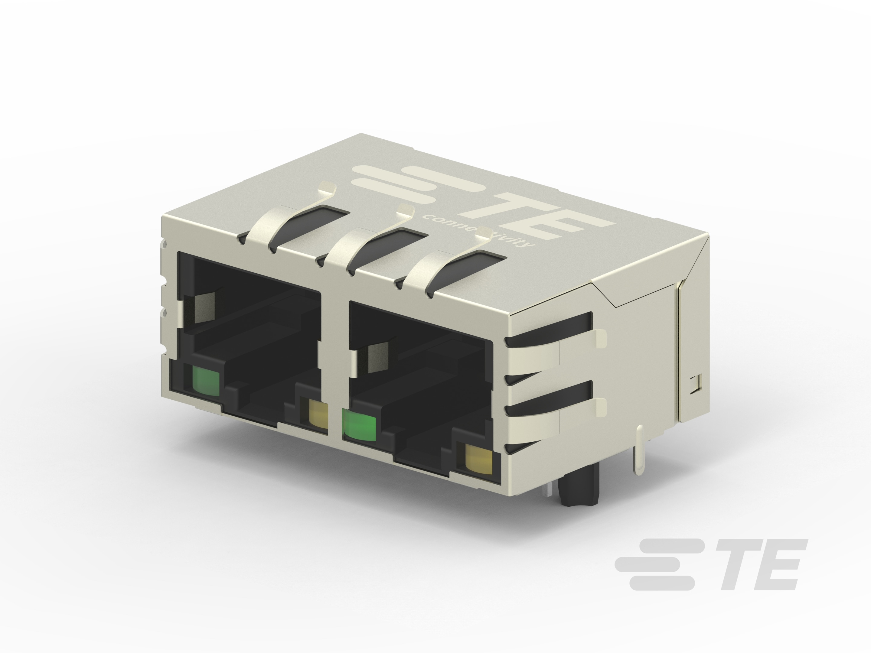 RJ45 JACK INT.MAG. 1GB LED 1X2-5-2301996-8