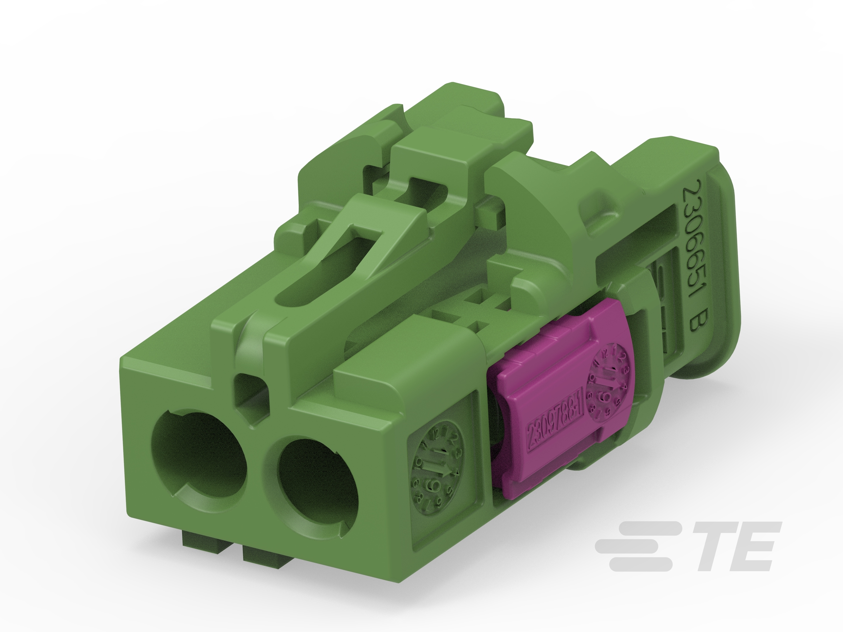 2P,MATE-AX,SOC HSG ASSY,180DEG,COD E-2306868-5