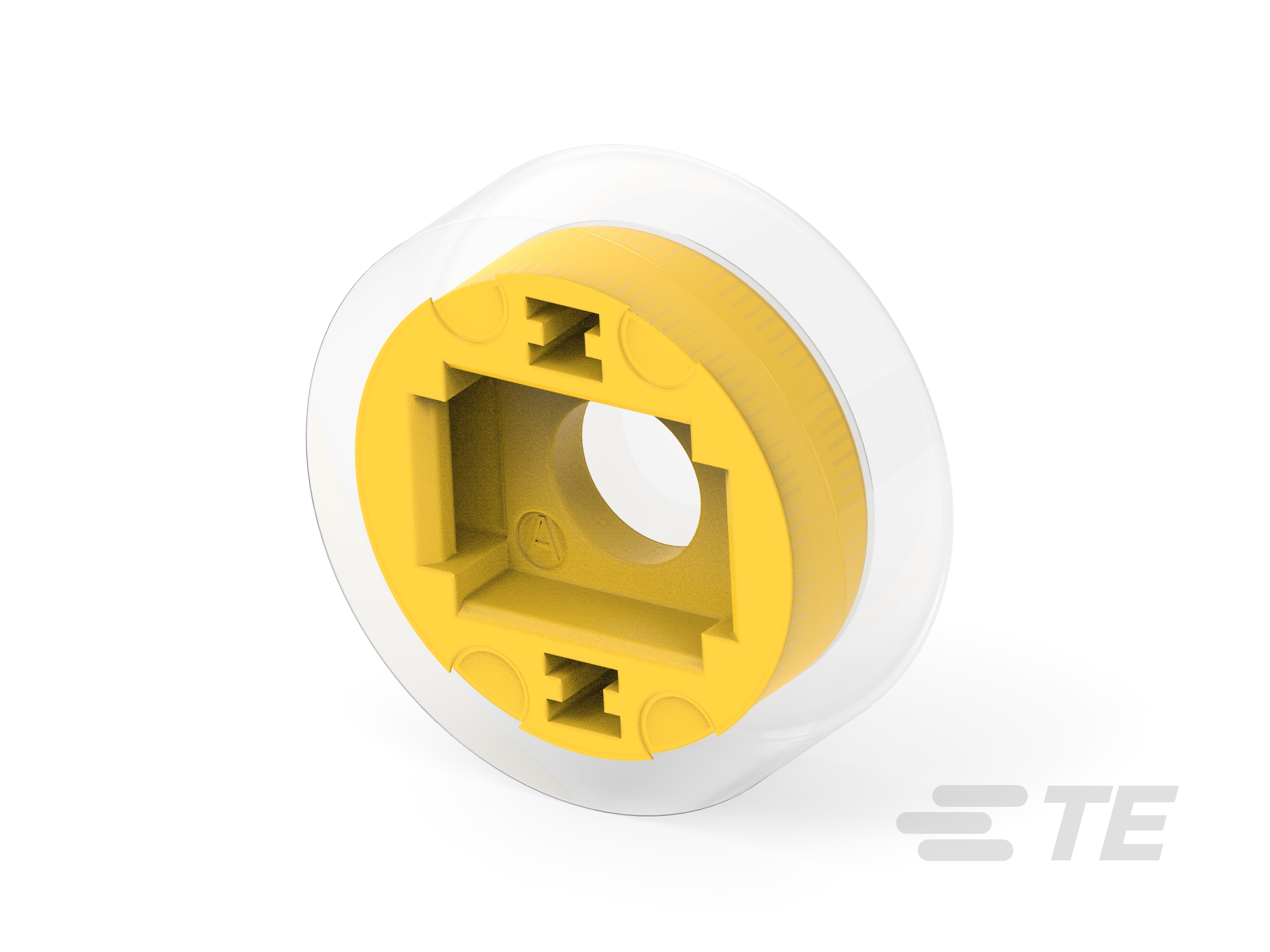 CAP,RD, ILLUMINATED TACT SWITCH, YELLOW-2311402-5