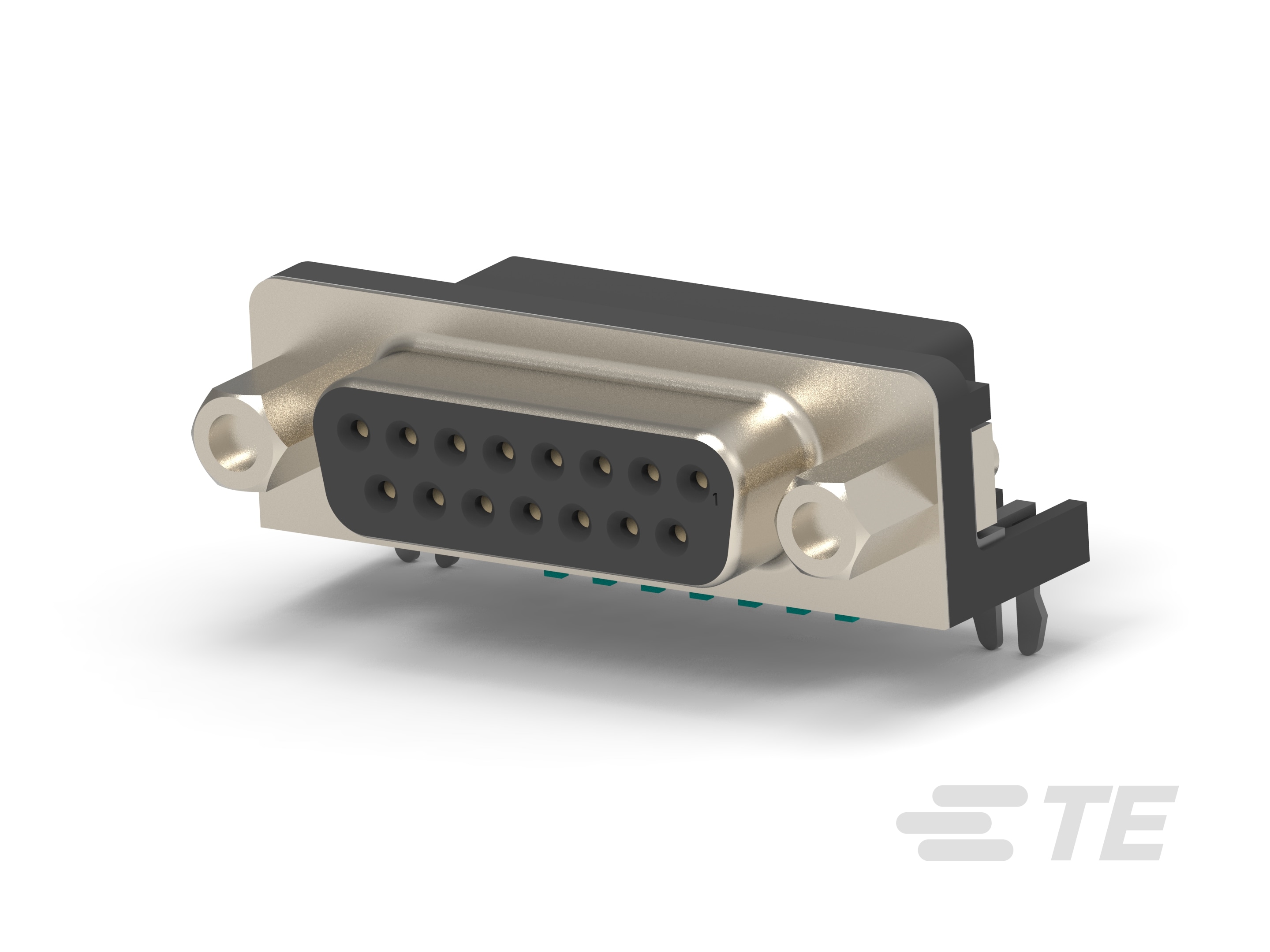 AMPL REC, HD20, R/A, 15P, THREADED, .318-2311767-1
