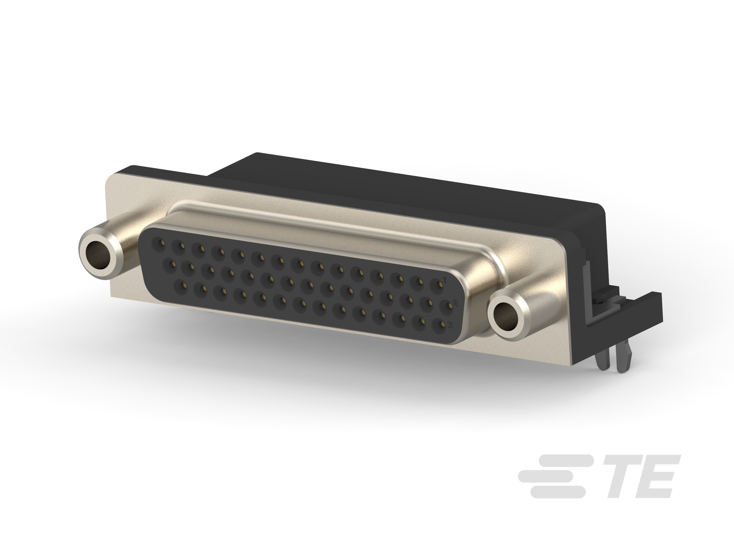 AMPL REC, HD22, R/A, 44P, THREADED-2311770-1