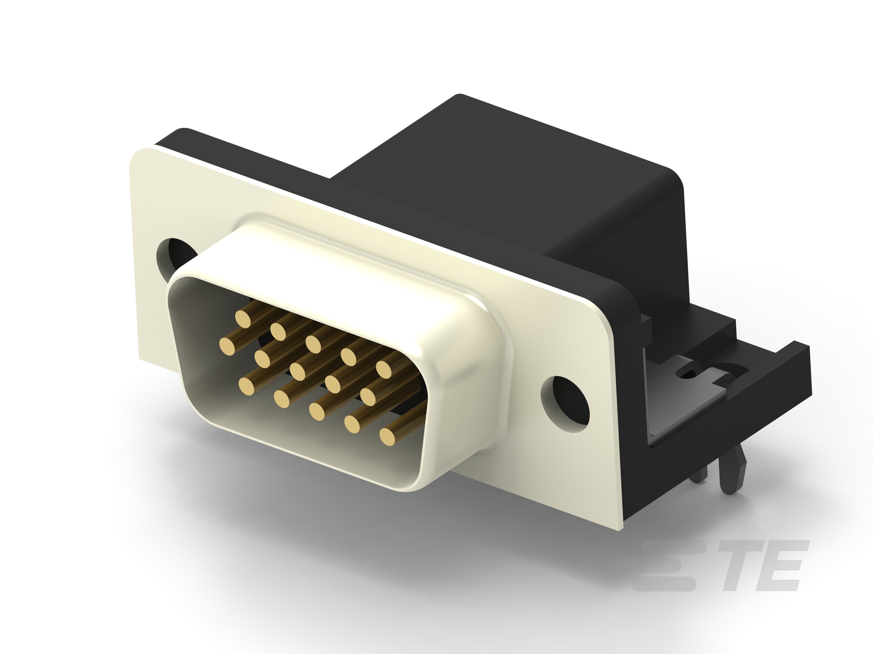 AMPL PLUG, HD22, R/A, 15P, THREADED-2311774-1