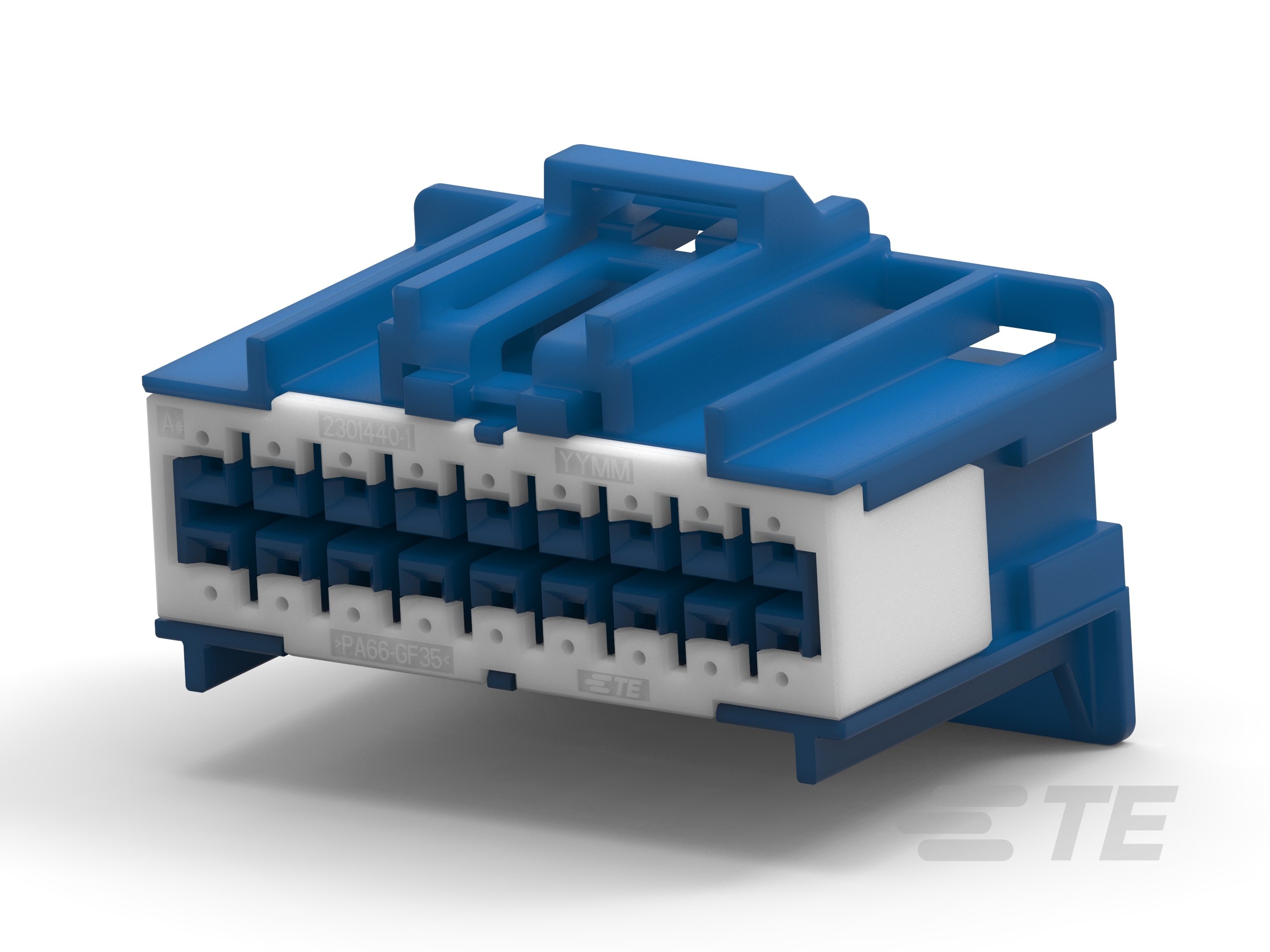 18POS,0.64 GENER. Y,REC HSG ASSY,UNSLD-2322290-4